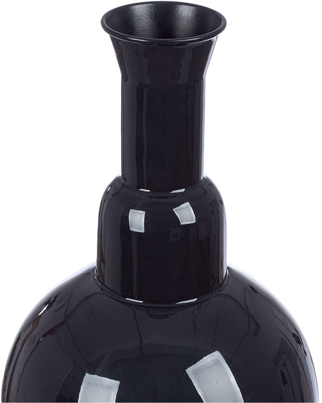 GILDE Bodenvase »Vase Filu, schwarz H.55 cm«, (1 St.)