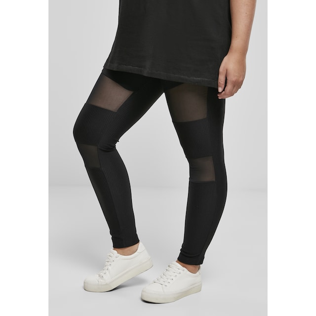 URBAN für kaufen tlg.) Tech | Leggings »Damen Rib BAUR Leggings«, (1 Ladies Mesh CLASSICS