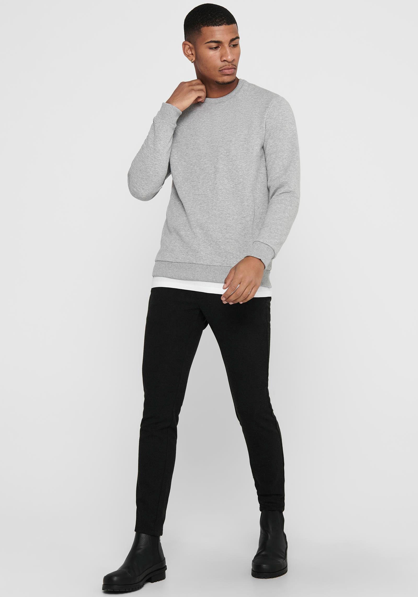 ONLY &amp; SONS Sweatshirt »CERES LIFE CREW NECK SWEATSHIRT« SV8584