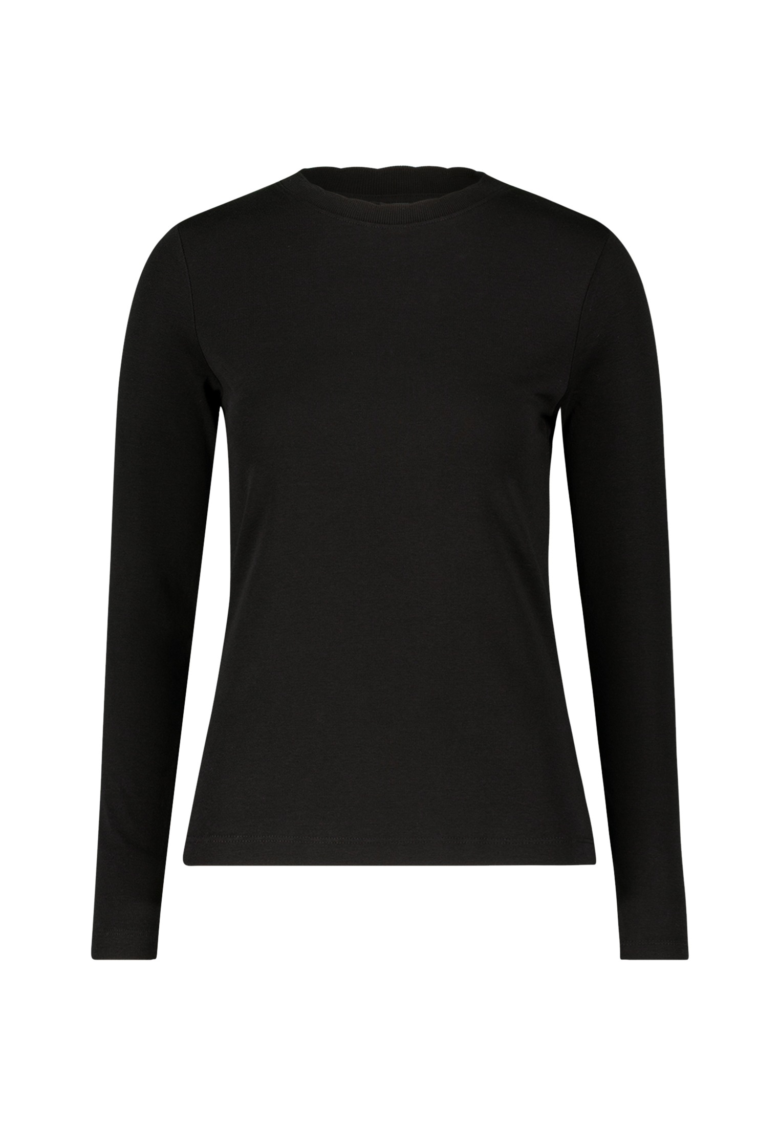 Zero Kurzarmshirt "zero Damen Jersey-Shirt mit Wellenkante", (1 tlg.), weit günstig online kaufen