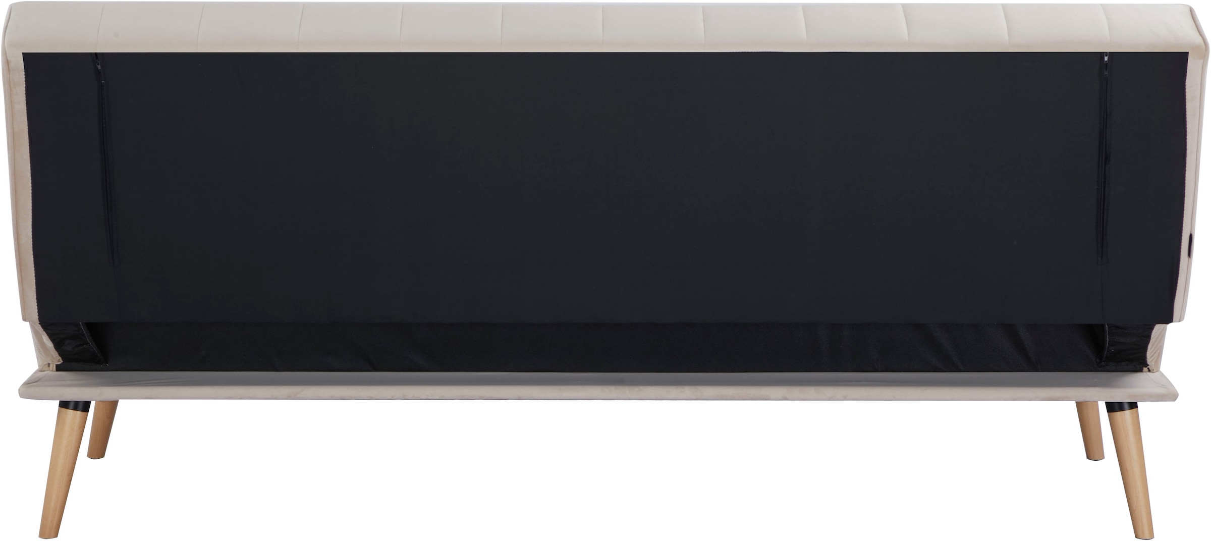 INOSIGN Schlafsofa »LUMINARA Gästesofa, Bettsofa, Couch mit Schlaffunktion, Loungesofa«, durch verstellbare Rückenlehne u. Bettfunktion, Webstoff-Bezug
