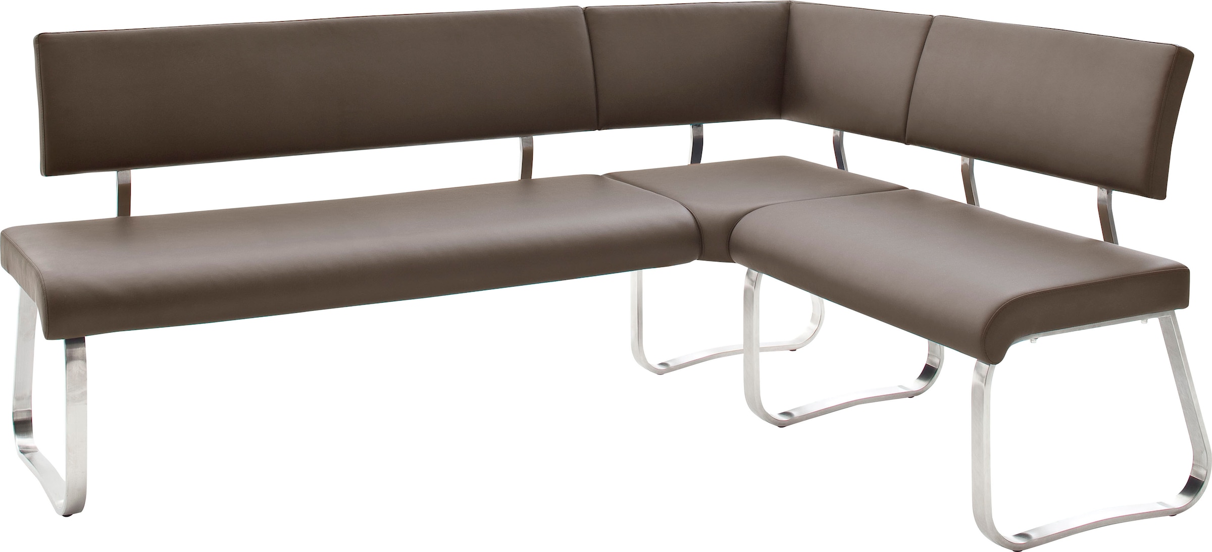 MCA furniture Eckbank "Arco", Eckbank frei im Raum stellbar, Breite 200 cm, belastbar bis 500 kg