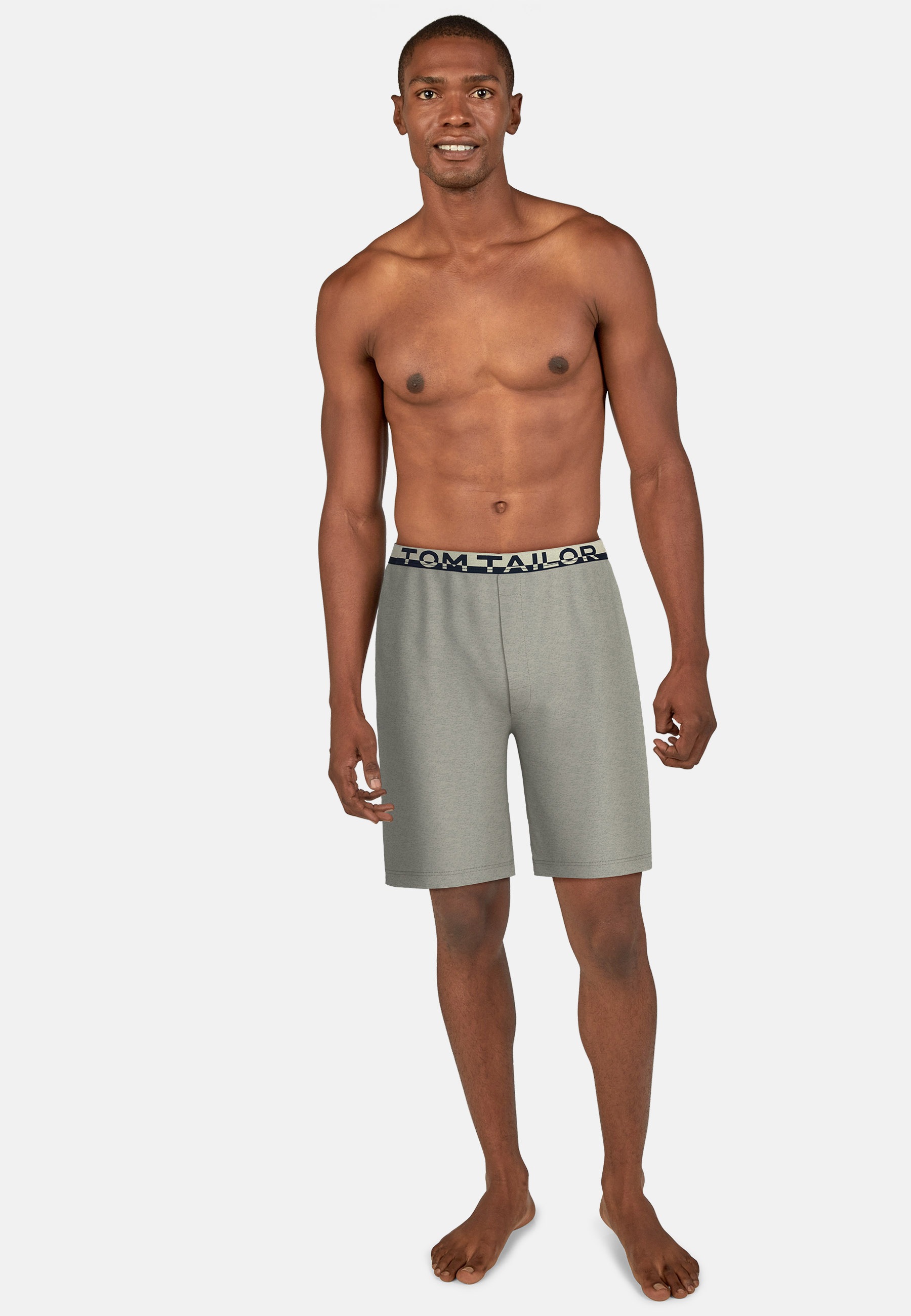 TOM TAILOR Bermudas »Brügge«, Logobund, Seitentaschen, locker, bequem, atmungsaktiv, Baumwollmix