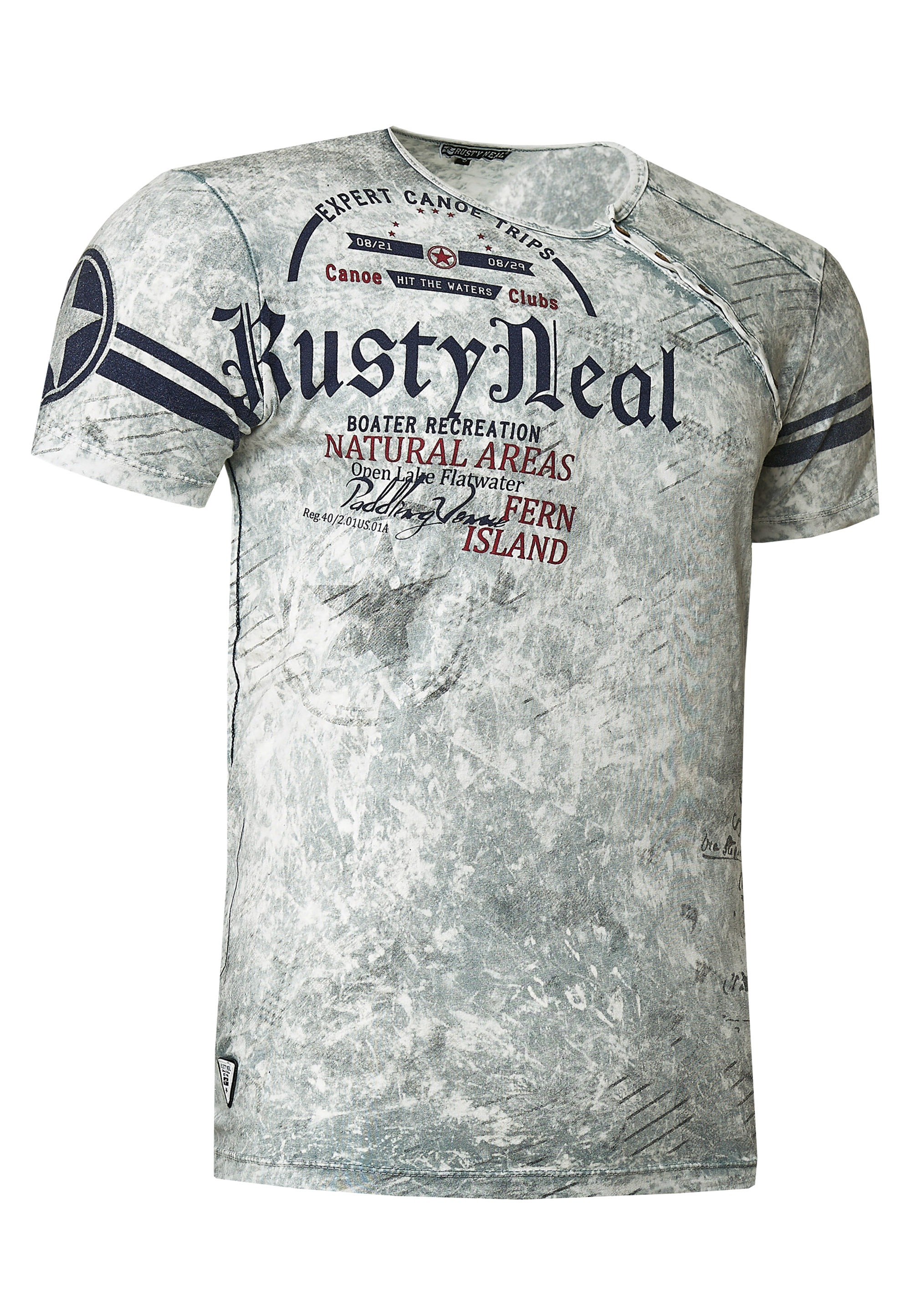 Neal Logo-Print BAUR ▷ T-Shirt, kaufen mit | Rusty coolem
