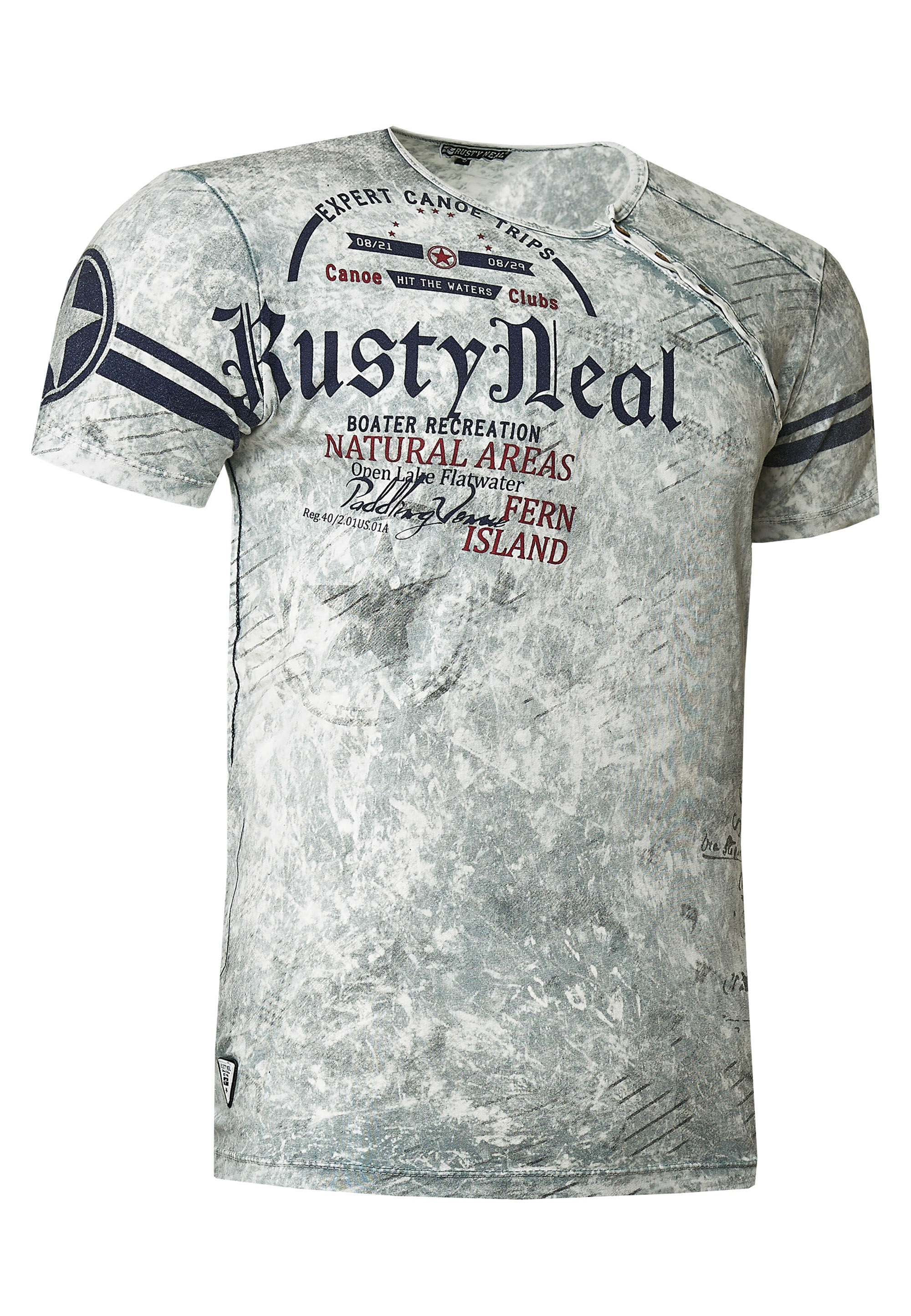 Rusty Neal T-Shirt, mit coolem Logo-Print