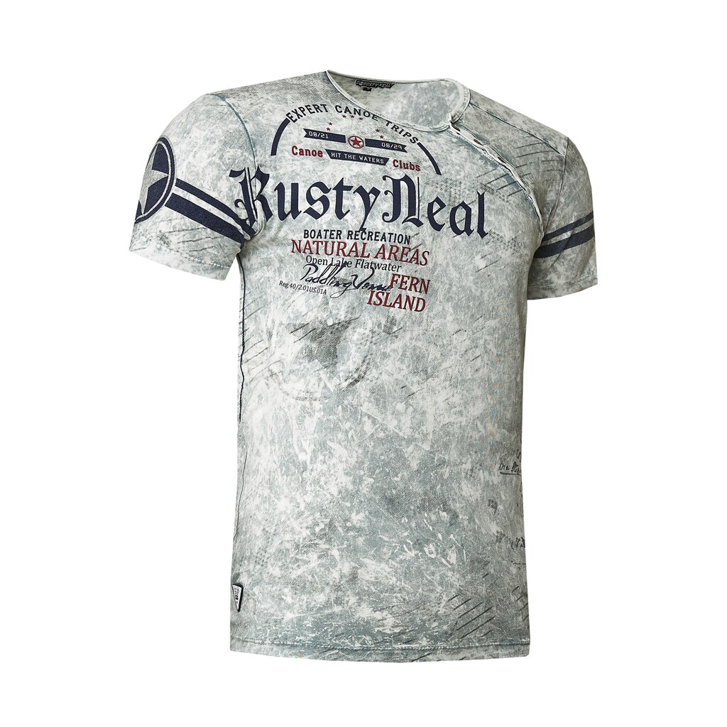 Rusty Neal T-Shirt, mit coolem Logo-Print