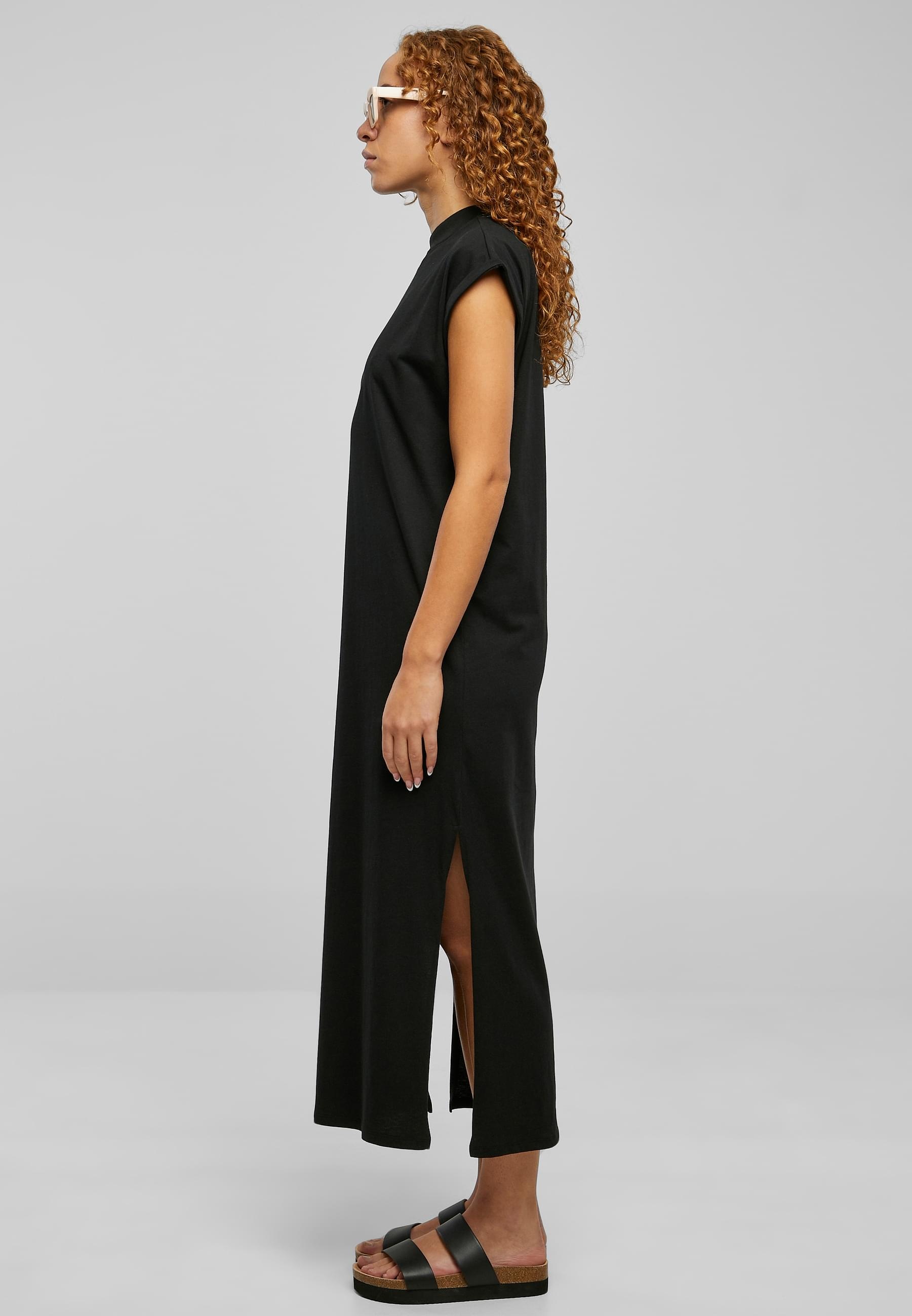 URBAN CLASSICS Shirtkleid »Urban Classics Damen Ladies Long Extended Shoulder Dress«, (1 tlg.)