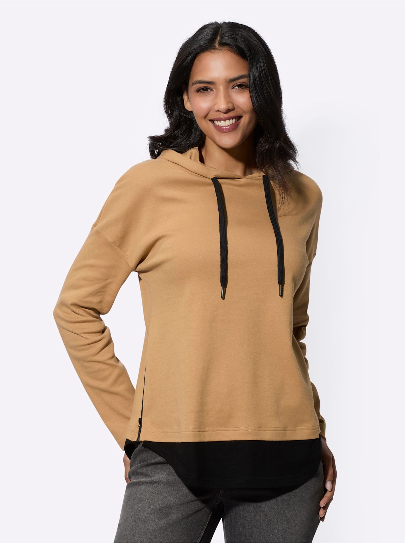 Classic Basics Kapuzenshirt "2-in-1-Shirt", (1 tlg.) günstig online kaufen