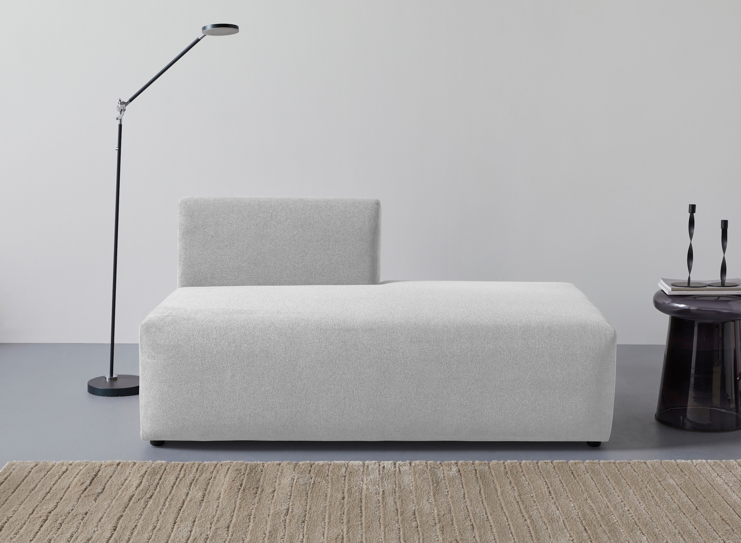 LeGer Home by Lena Gercke Chaiselongue "LYZA Open end, Loungemöbel zum Relaxen, Maße B/T/H: 152/96/74 cm" als Modul oder separat verwendbar, für individuelle Zusammenstellung