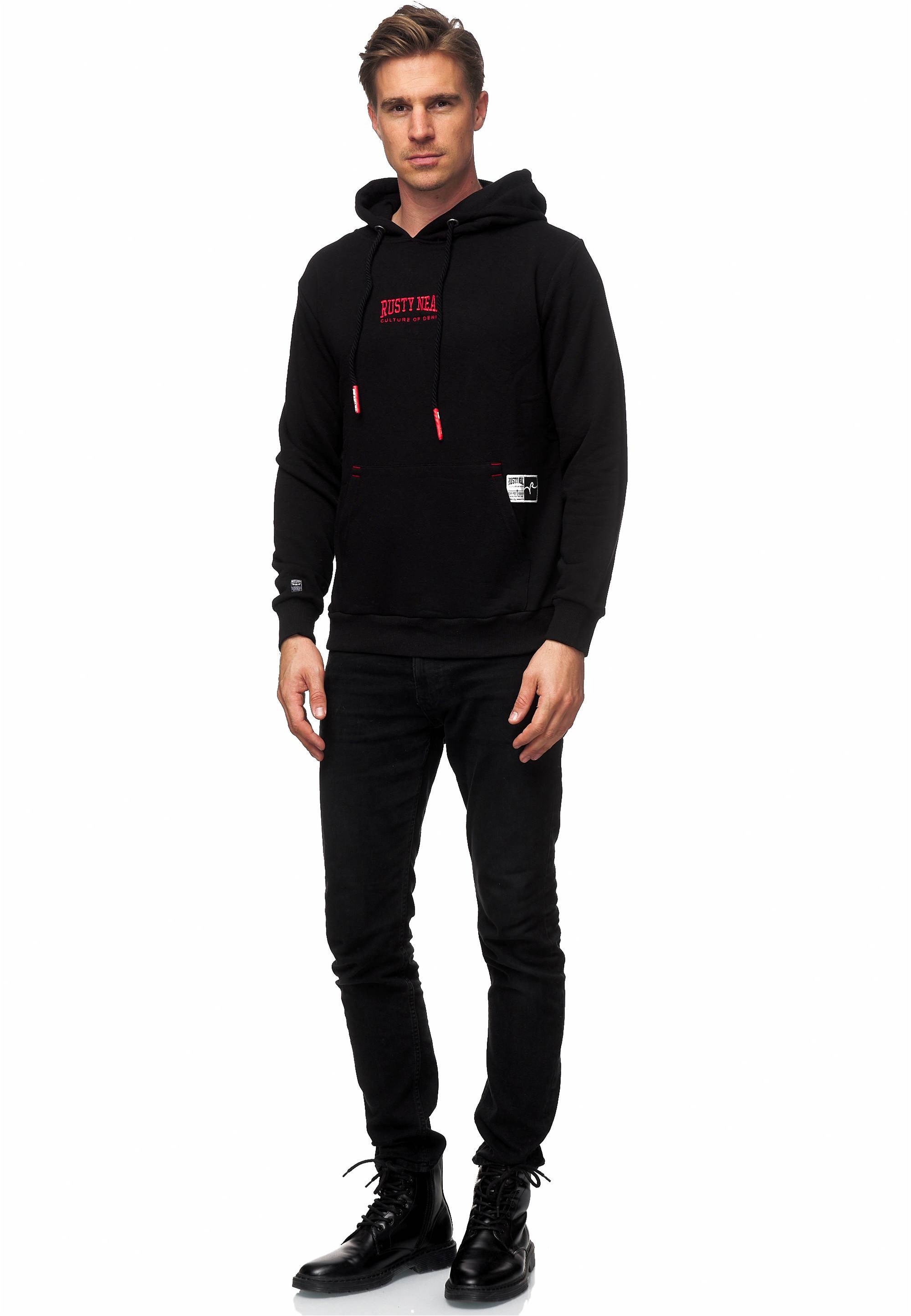 Rusty Neal Kapuzensweatshirt, mit lässiger Kängurutasche