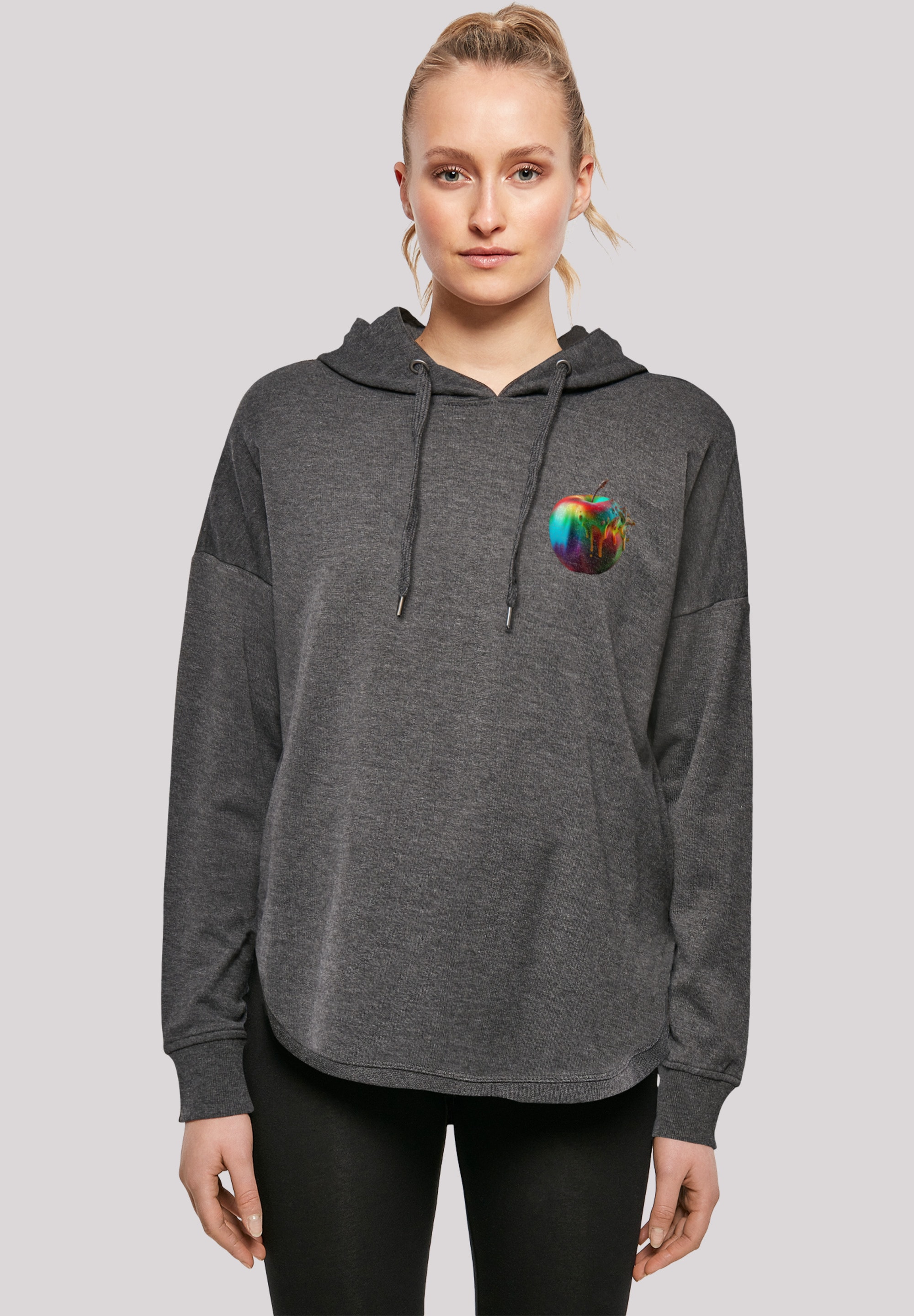 F4NT4STIC Kapuzenpullover "Colorfood Collection - Rainbow Apple", Print