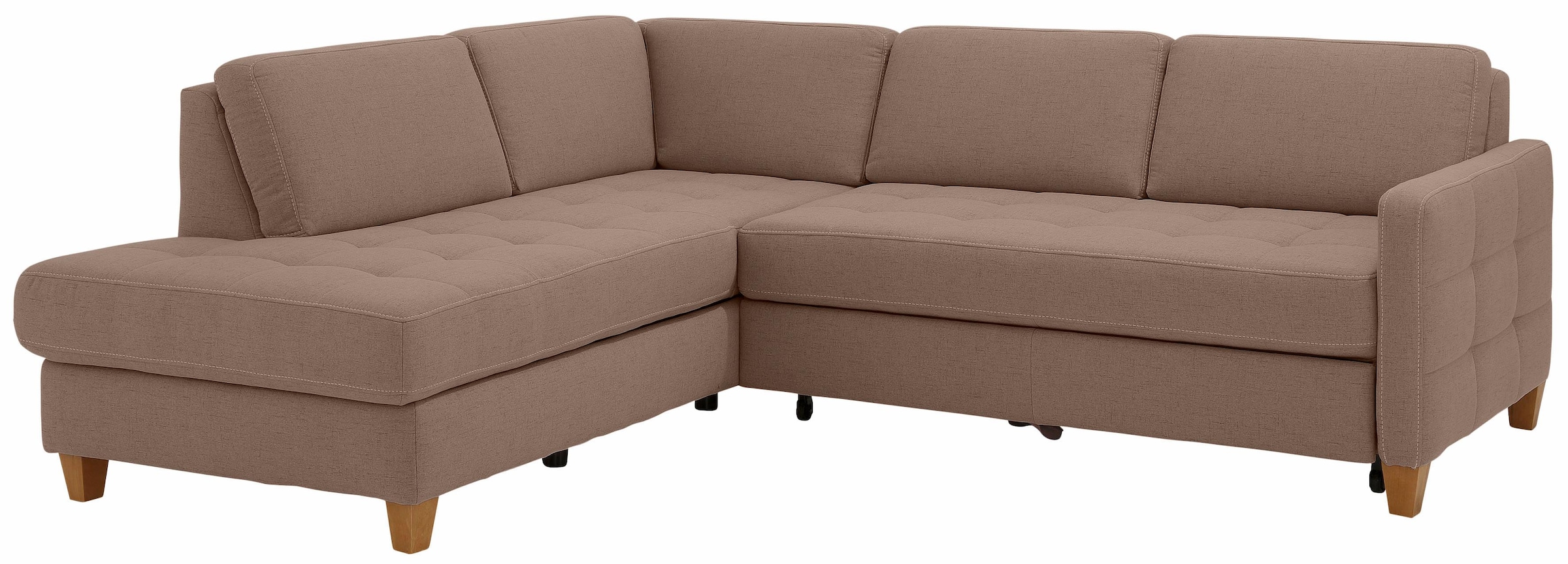 Home affaire Ecksofa »Earl L-Form«, wahlweise auch mit Bettfunktion oder Bettfunktion mit Bettkasten