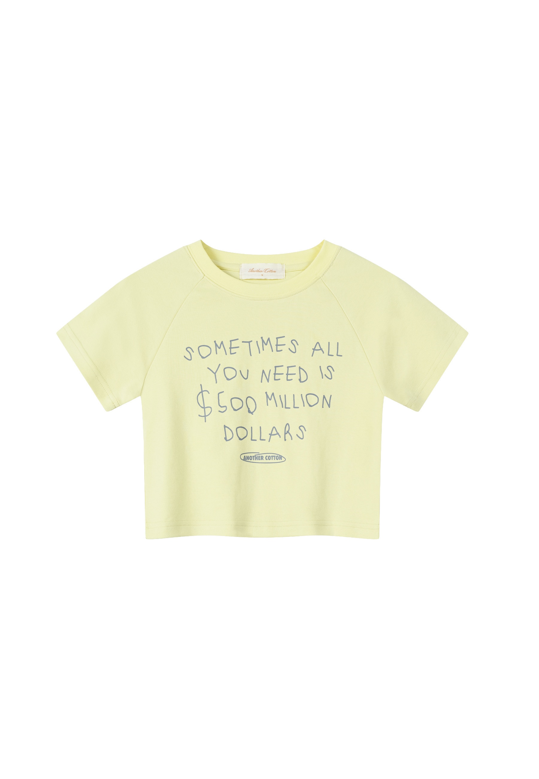 Another Cotton Lab T-Shirt "Another Cotton Lab 500 Crop Top" 1