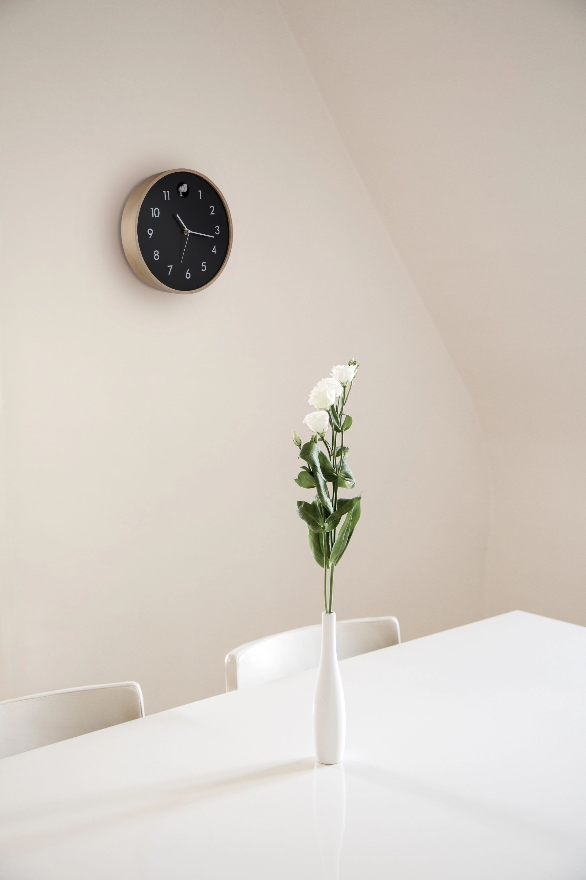 GLOBO LIGHTING Dekolicht »CLOCKY« LED-Modul 1 Stk. Uhr, Holz, Zeiger und Ziffern, Kuckucksfunktion