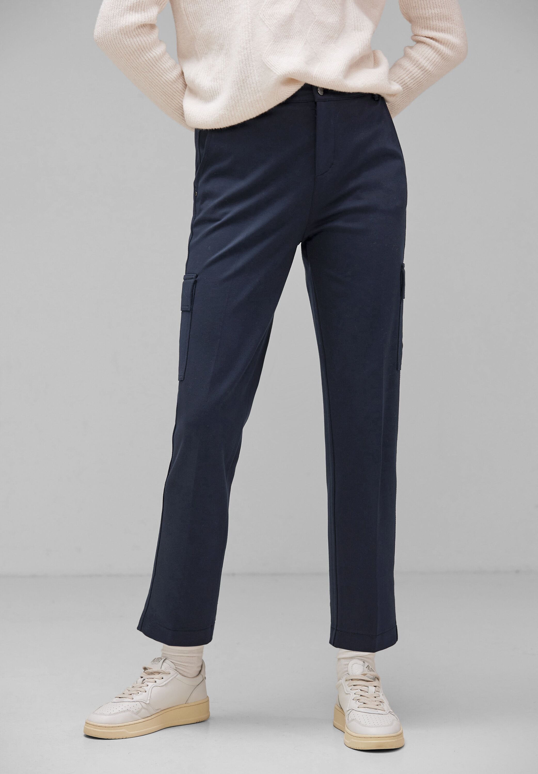 STREET ONE Cargohose, High Waist