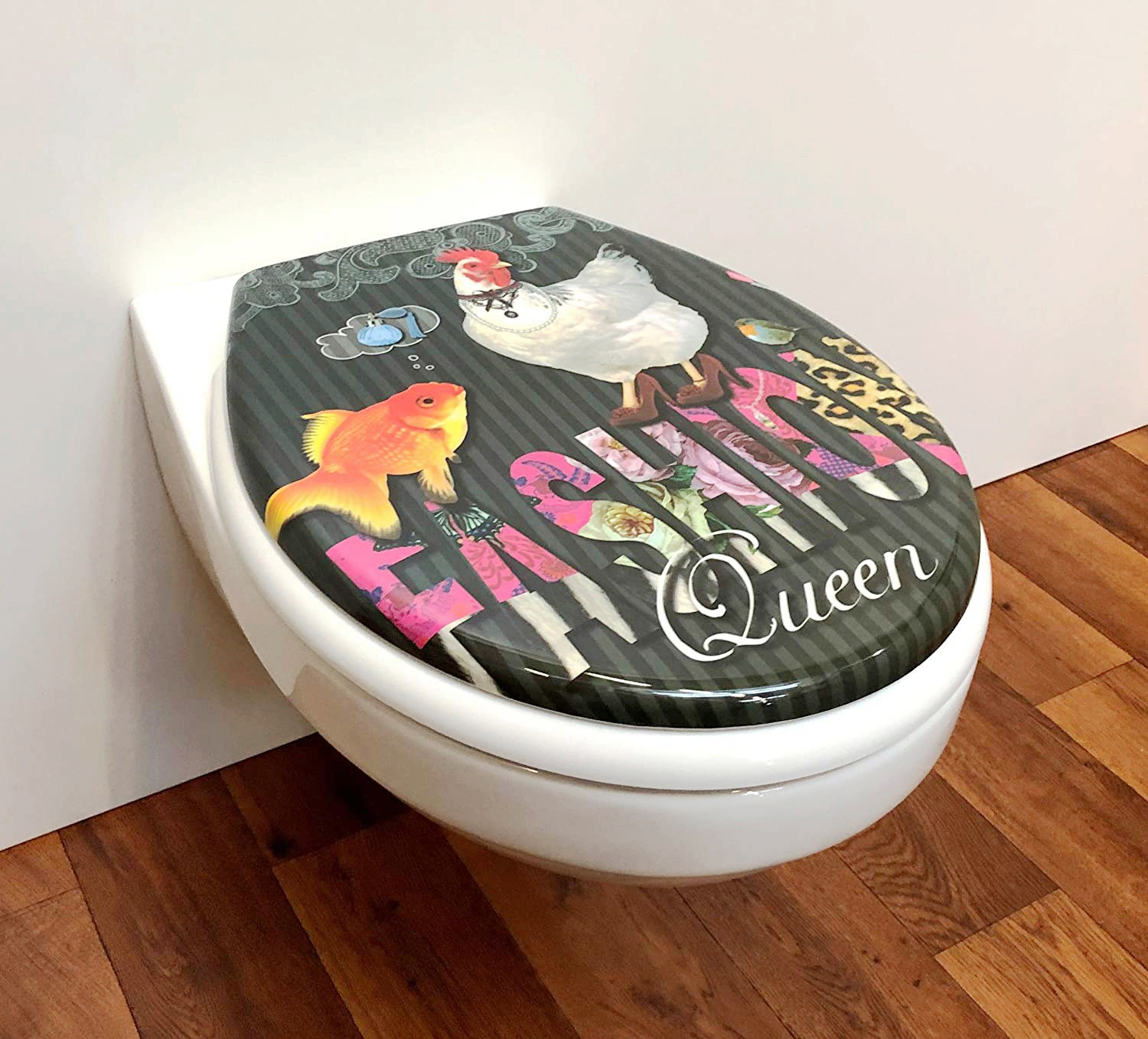 ADOB WC-Sitz »Fashion Queen«, Absenkautomatik, zur Reinigung abnehmbar