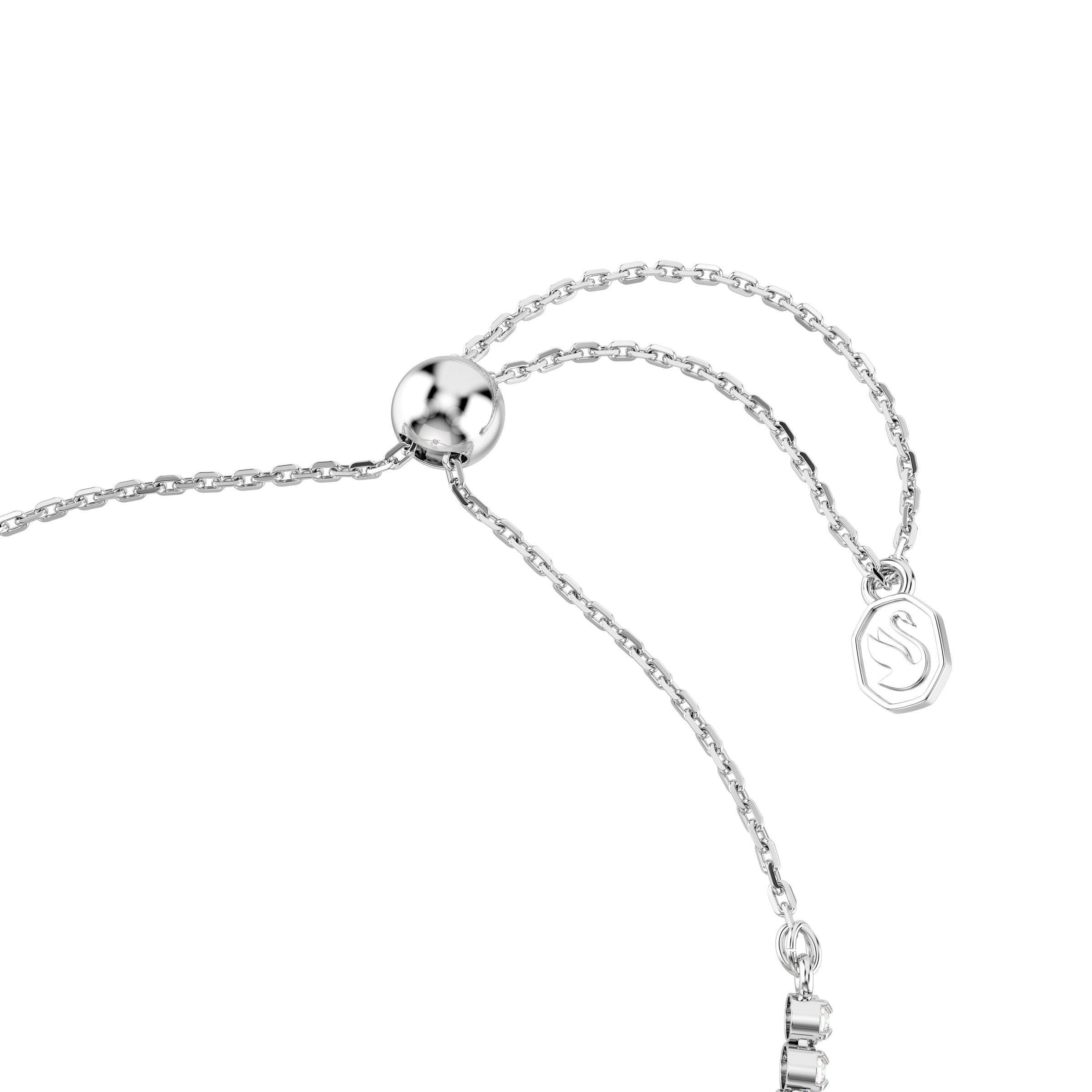 Armkette SWAROVSKI "Schmuck Geschenk Idyllia Armband", metallfarben, gelbgoldfarben, kristallweiß, kristallweiß, Armbänder, Damen, Metallmix, Armkette, mit Swarovski Kristall, Zirkonia (synth.) 4