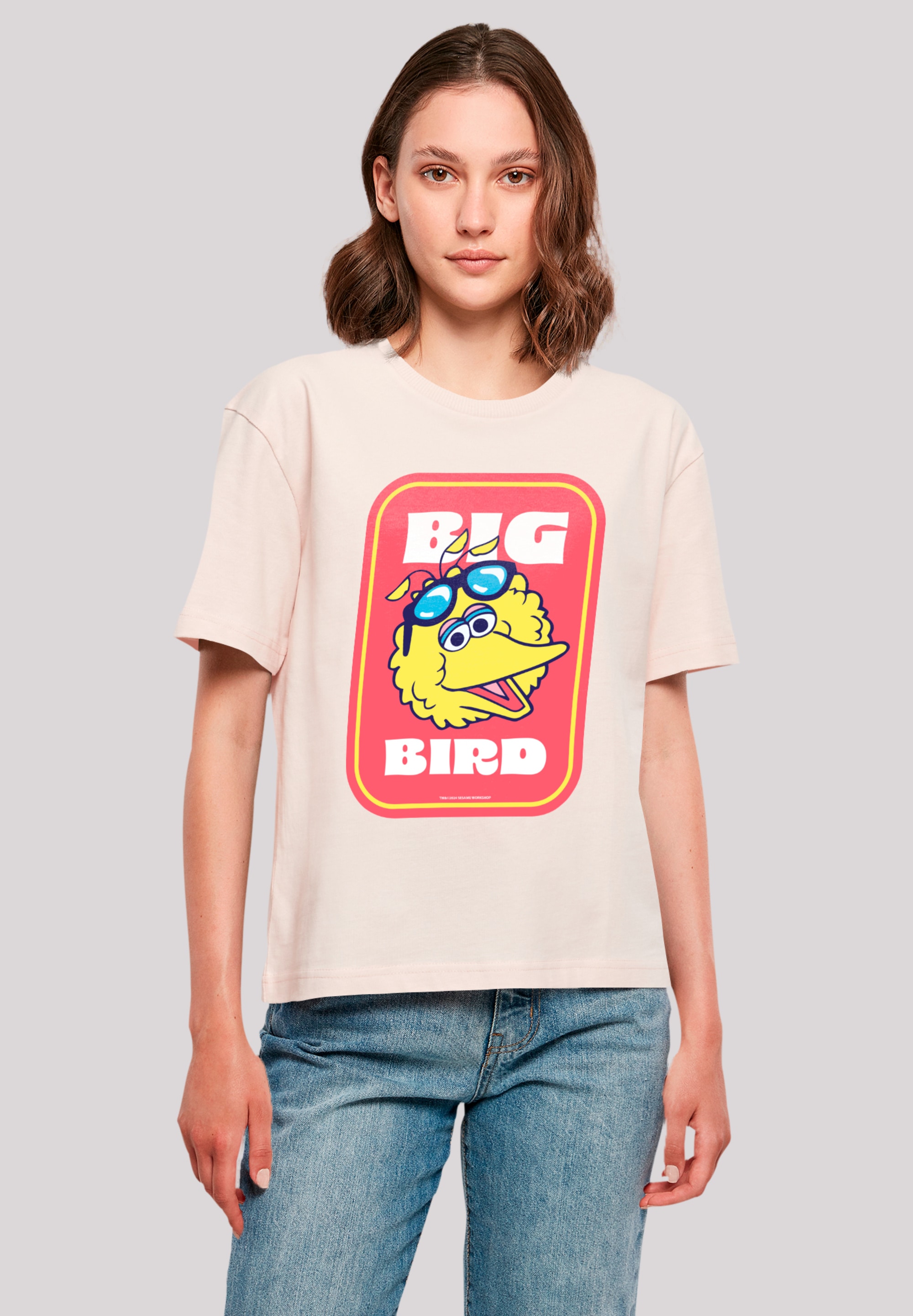 F4NT4STIC T-Shirt "Sesamstraße Bilbo Big Bird Sticker", Premium Qualität, W günstig online kaufen