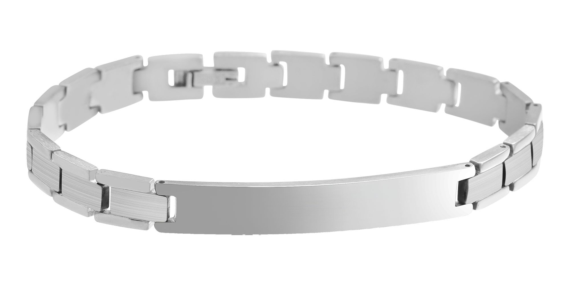 Adelia´s Gliederarmband »Armband – Gliederarmband aus Edelstahl 21,5 cm« Zum Verschenken – passend für viele Anlässe