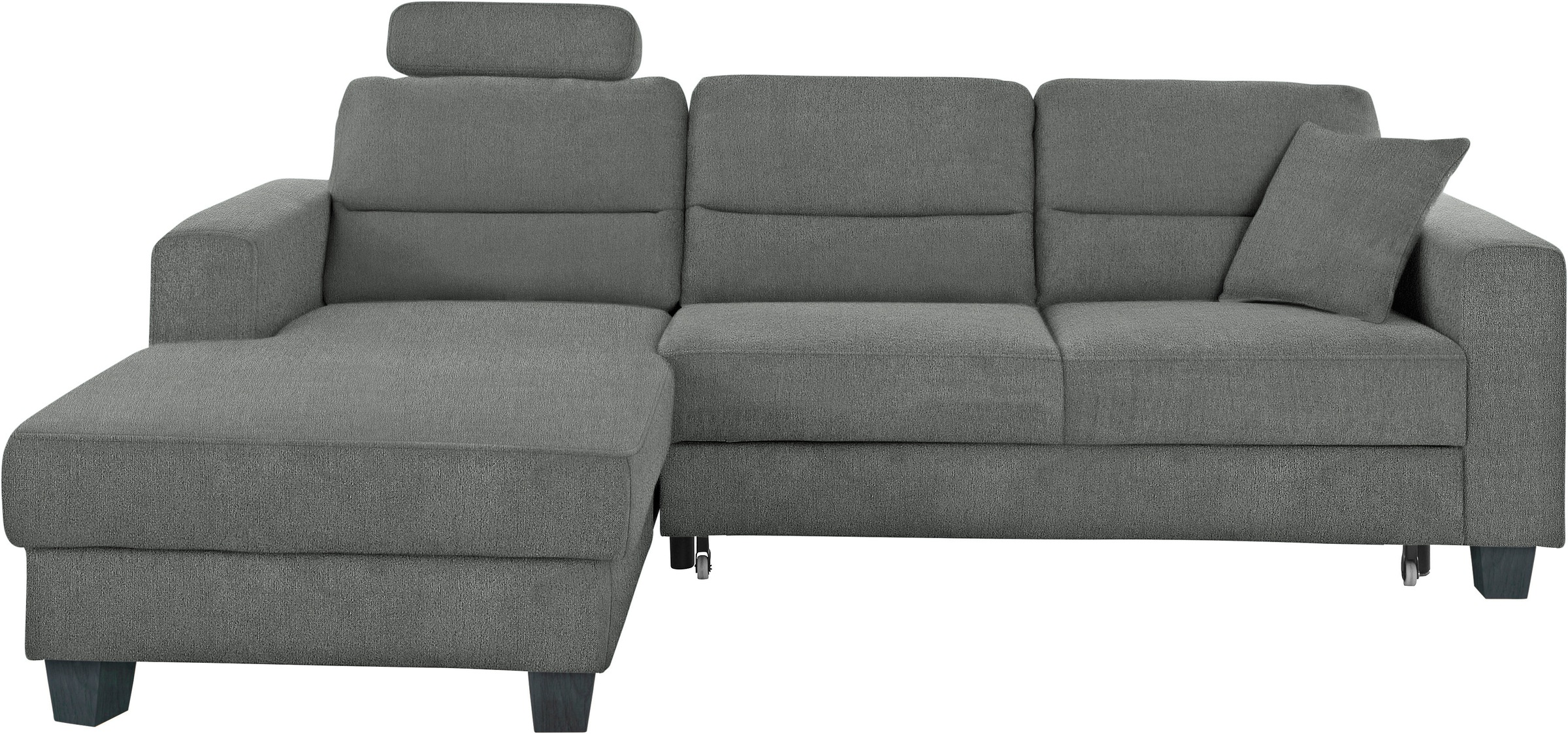 TRENDMANUFAKTUR Ecksofa "Chamber, zeitlos und modern, bequem mit hohem Sitz günstig online kaufen