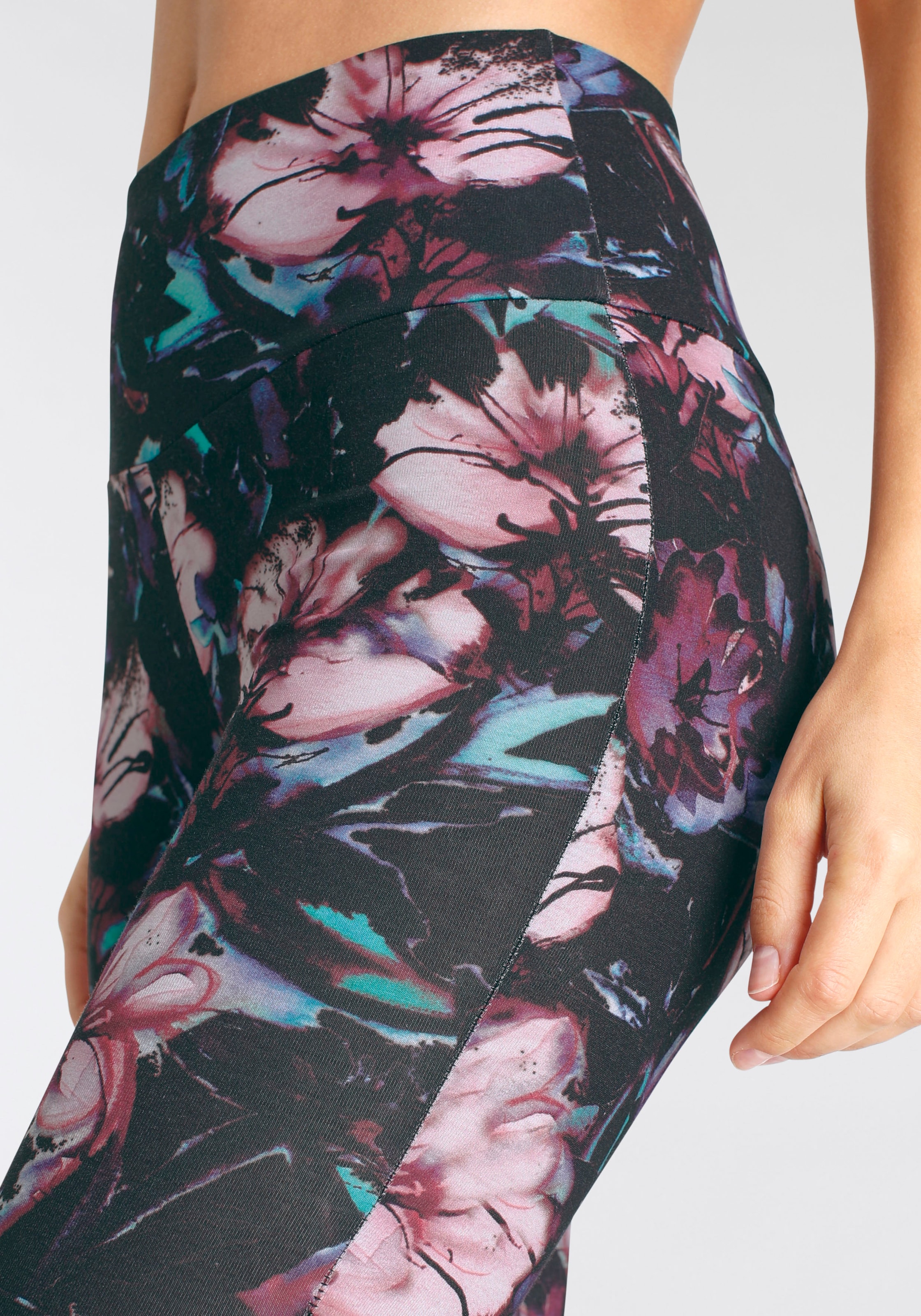 H.I.S Leggings, mit Blumendruck, Loungewaer