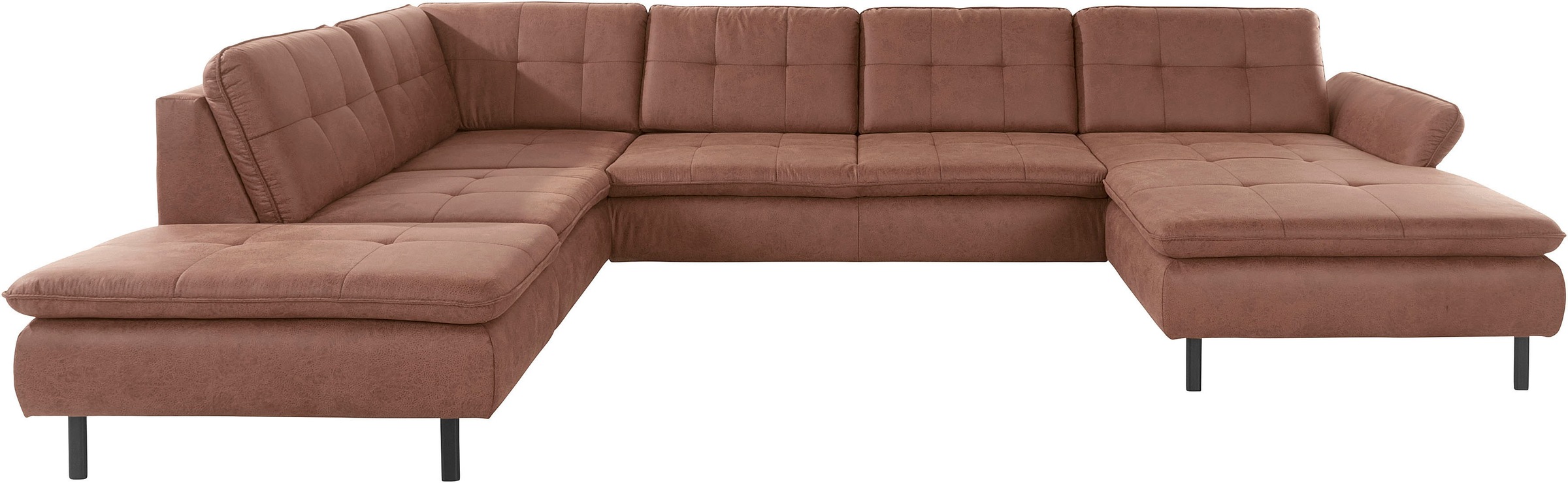 Home affaire Wohnlandschaft "Birkholm U-Form" Armlehnverstellung, auch in E günstig online kaufen