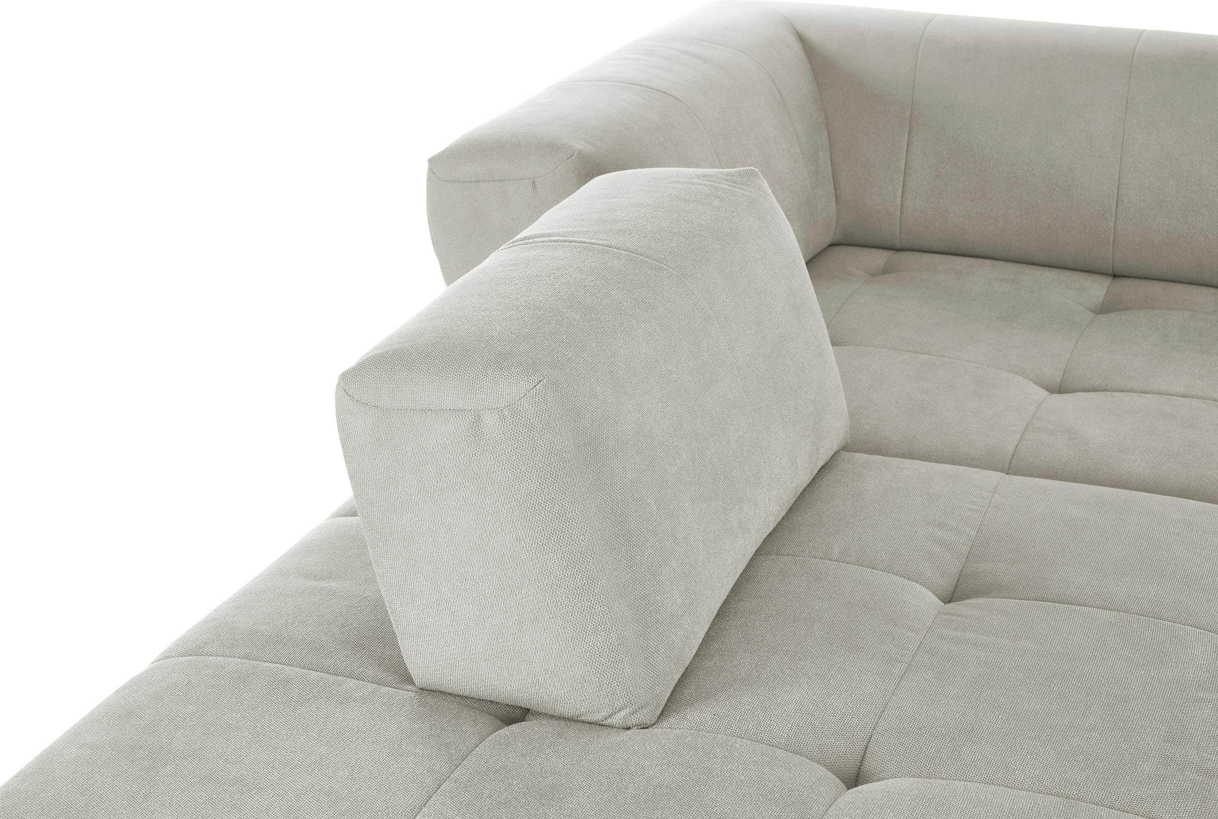 3C Candy Ecksofa »Yoshy Komfortsofa, bequem und modern, hochwertige Verarbeitungsdetails«, Zwei verschiedene Sitztiefen durch verstellbare Rückenlehne, L-Form