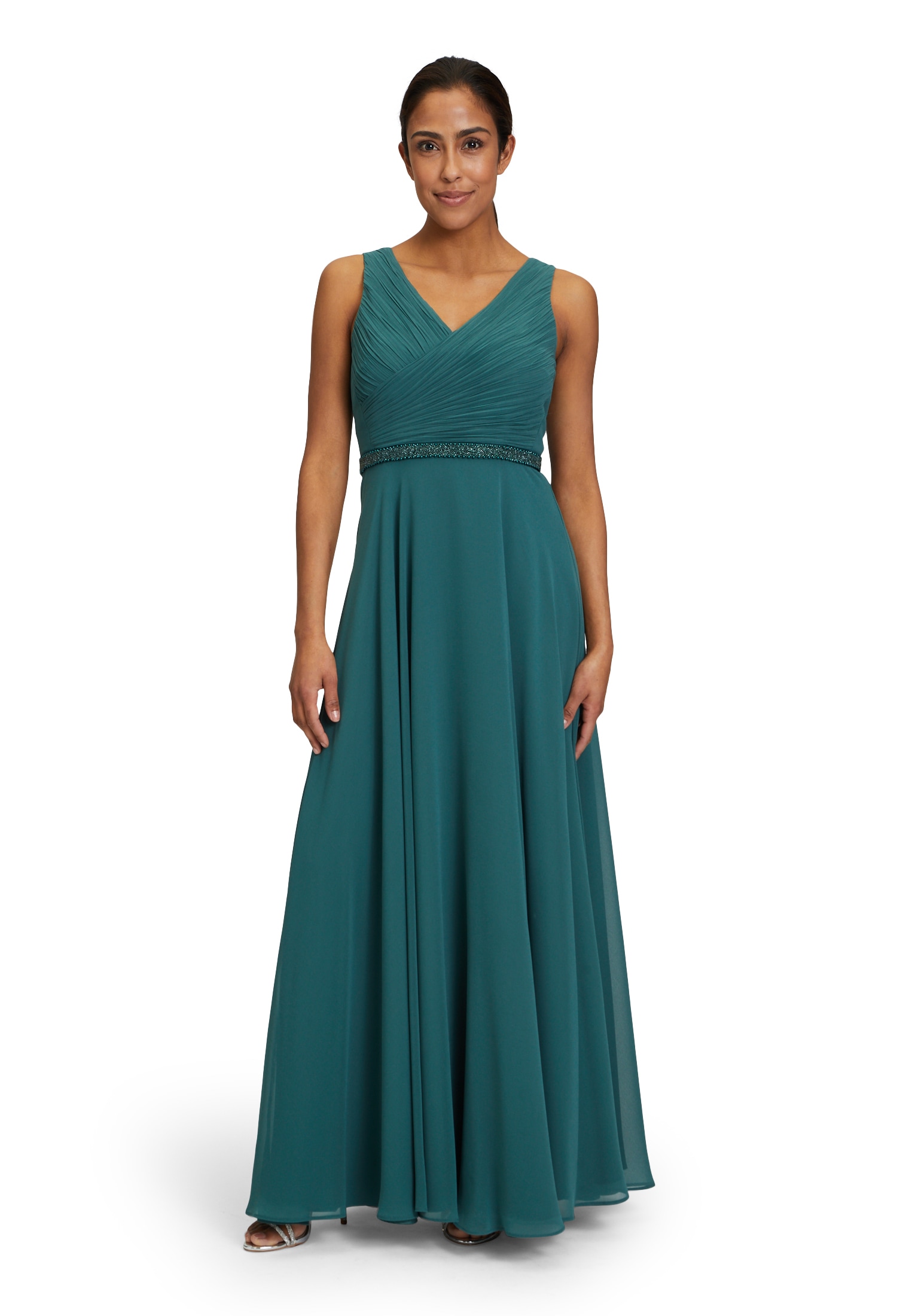 Vera Mont Abendkleid "Vera Mont Abendkleid mit Plissee", Dekoelemente