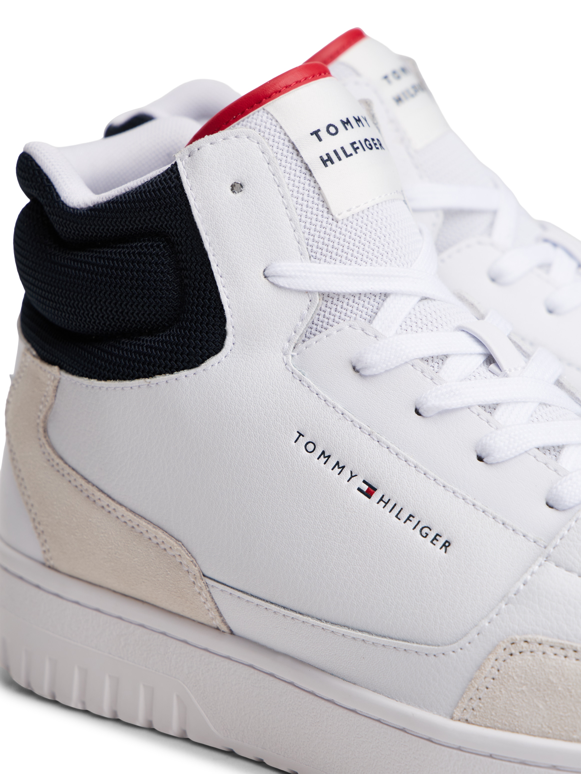 Tommy Hilfiger Sneaker »TH BASKET CORE MIDCUT«  , Schnürboots, High-Top-Sneaker mit weich gepolstertem Schaftrand