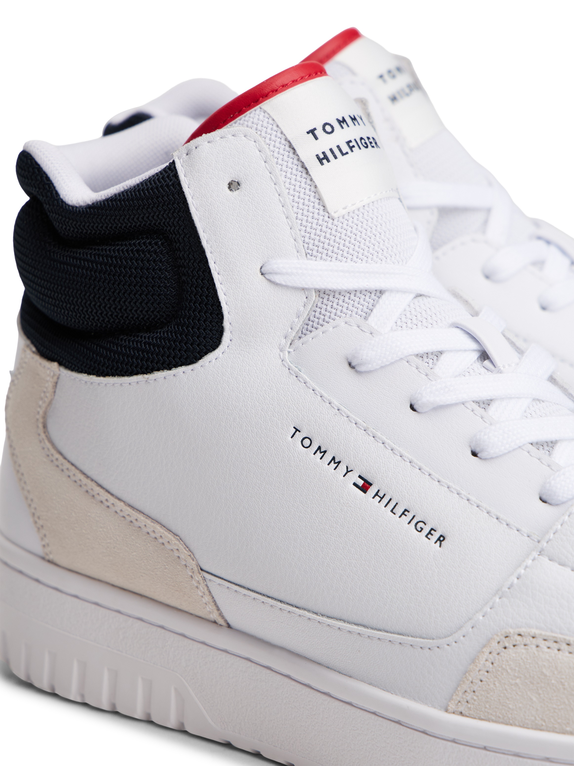 Tommy Hilfiger Sneaker "TH BASKET CORE MIDCUT", Schnürboots, High-Top-Sneak günstig online kaufen