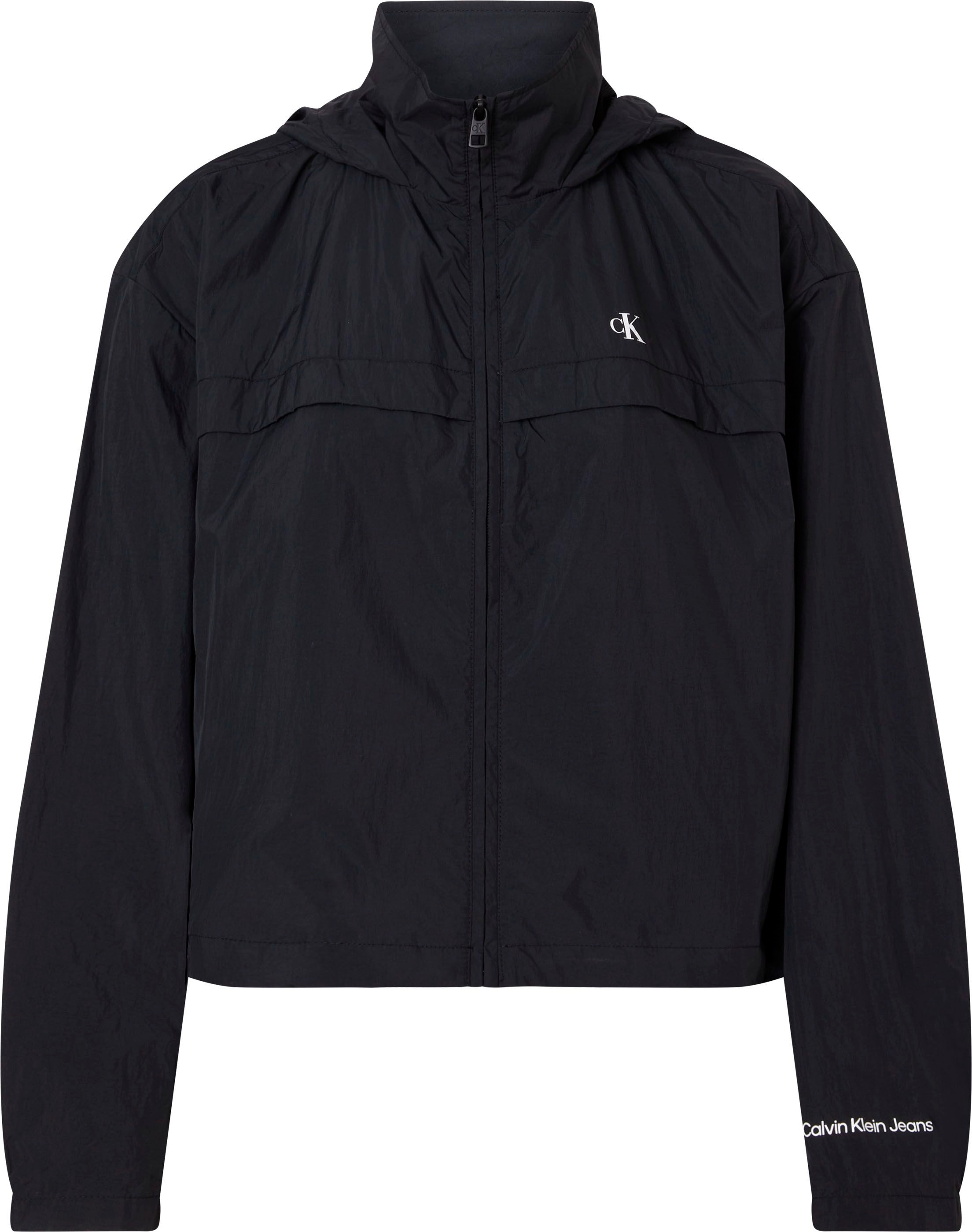 Calvin Klein Jeans Windbreaker mit Kapuze mit Stehkragen und Kapuze