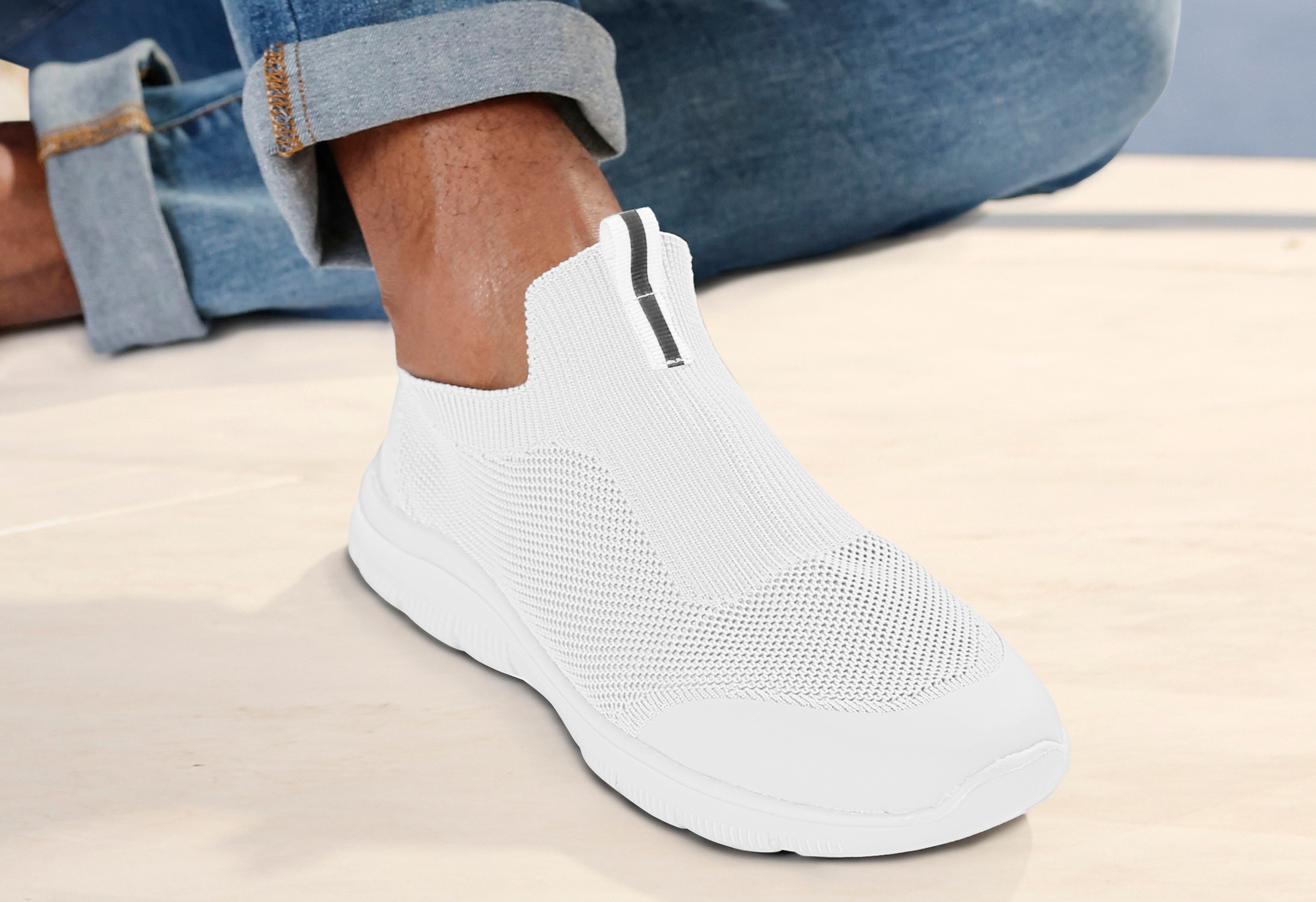 John Devin Slip-On Sneaker, Slipper, Freizeitschuh, Sneaker mit ultraleichter Sohle Unisex VEGAN
