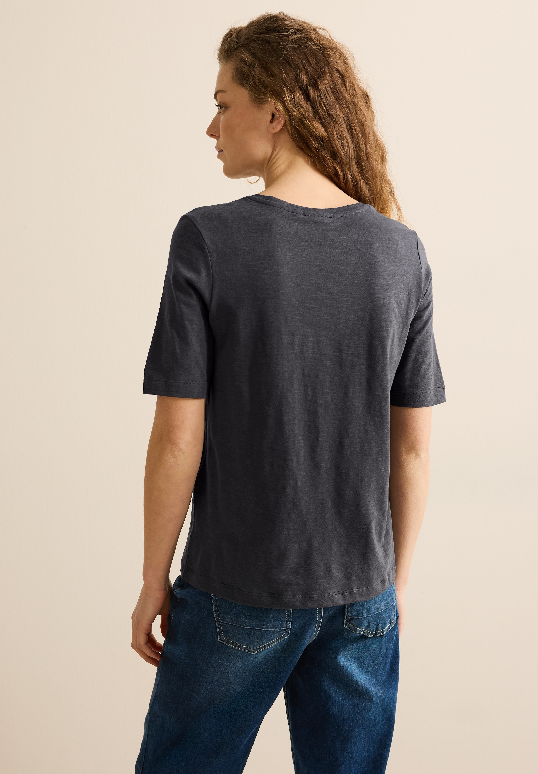 Cecil V-Shirt, mit V-Ausschnitt