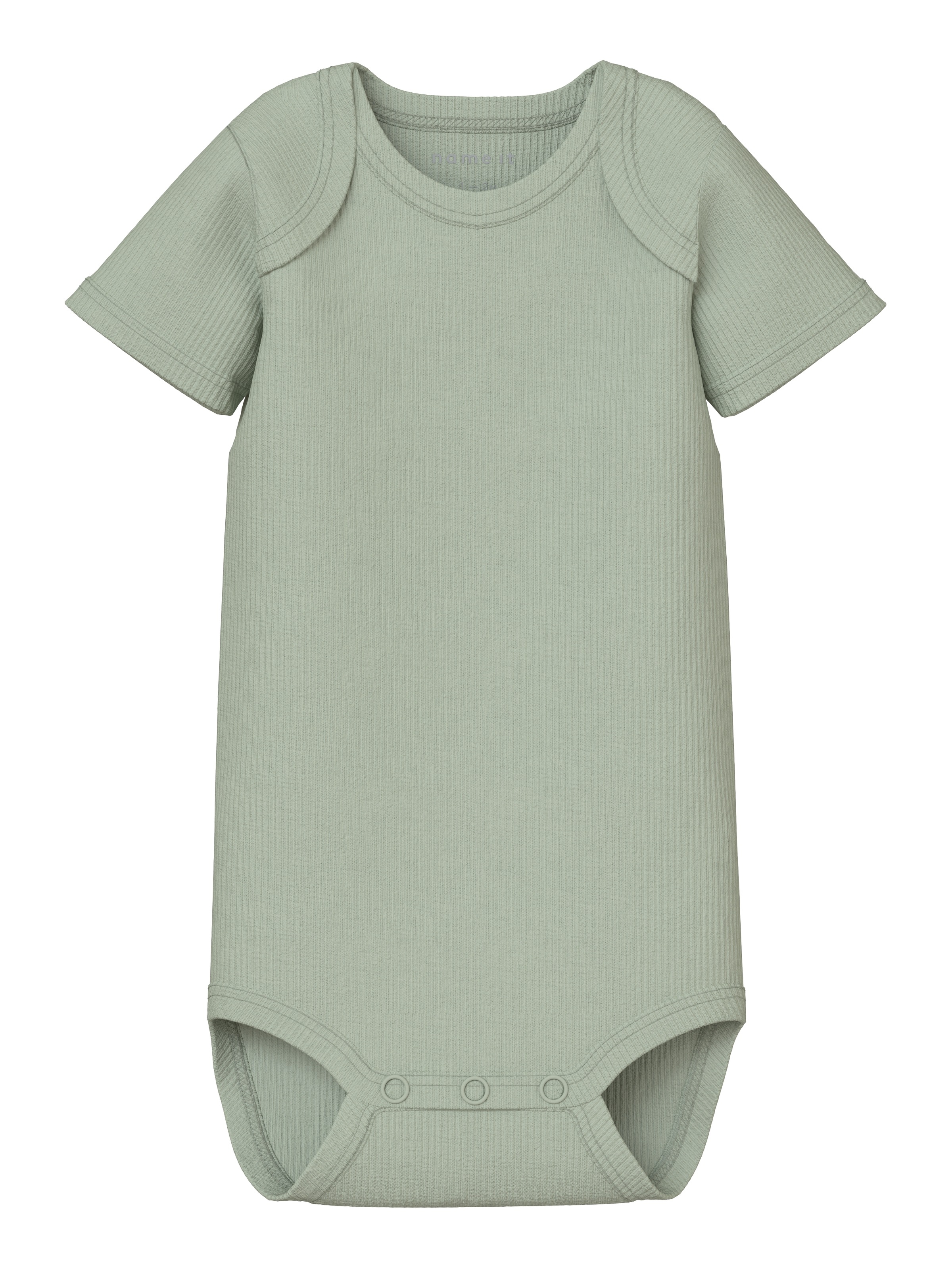 Thumbnail - Name It Kurzarmbody "NBNBODY 3P SS SOLID RIB NOOS", 3 Stk.