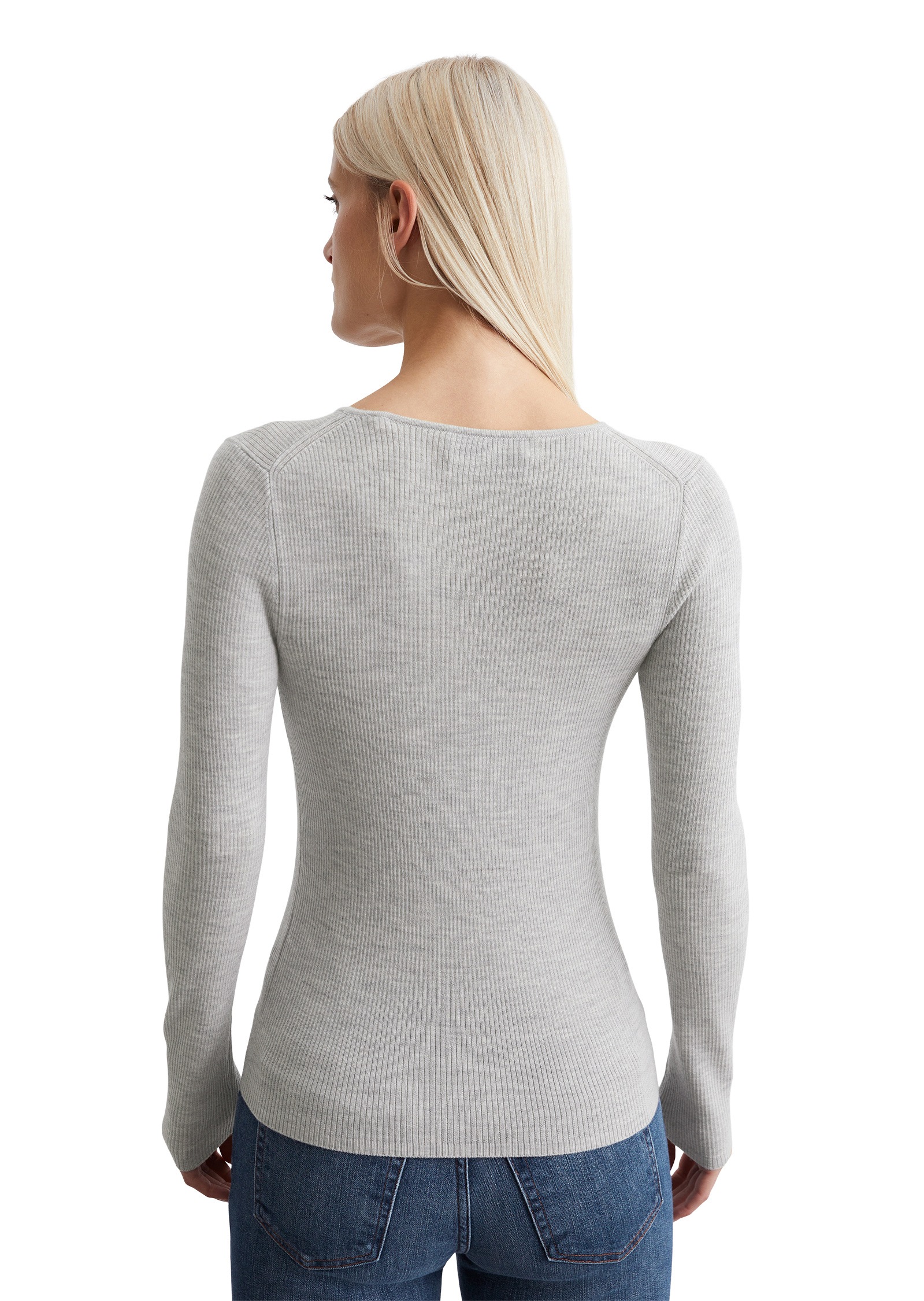 Marc O'Polo Strickpullover »aus feiner Merinowolle«
