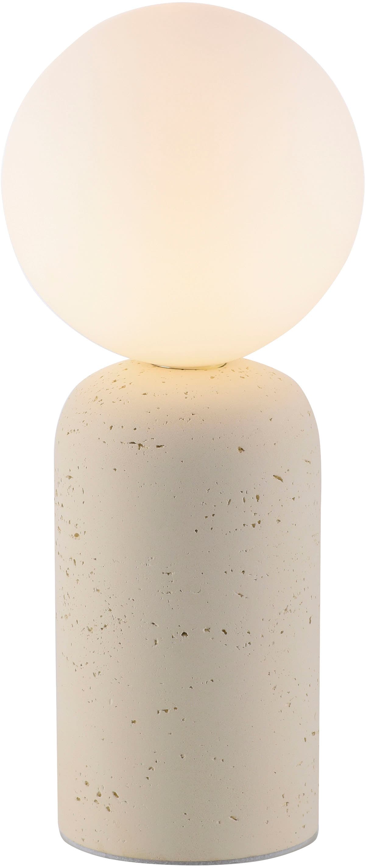 SCHÖNER WOHNEN-Kollektion LED Tischleuchte »TRAVENTA« G9 1 Stk. SCHÖNER WOHNEN Kollektion, Travertinoptik, Downlight