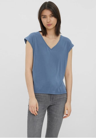 V-Shirt »VMFILLI SS V-NECK TEE GA NOOS«