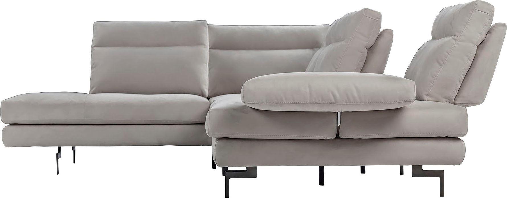 CALIA ITALIA Ecksofa "Toby Wing, L-Form, Designsofa mit sensationellem Sitz günstig online kaufen