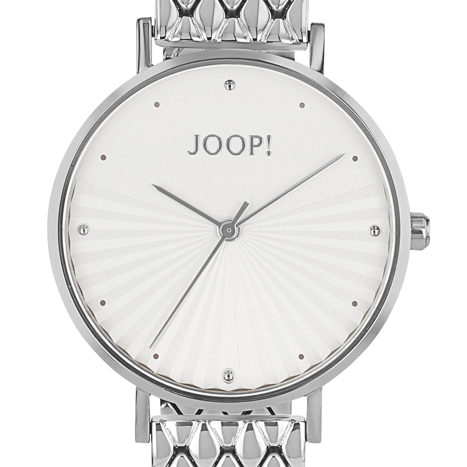 JOOP! Quarzuhr Armbanduhr, Damenuhr, Edelstahlarmband, analog