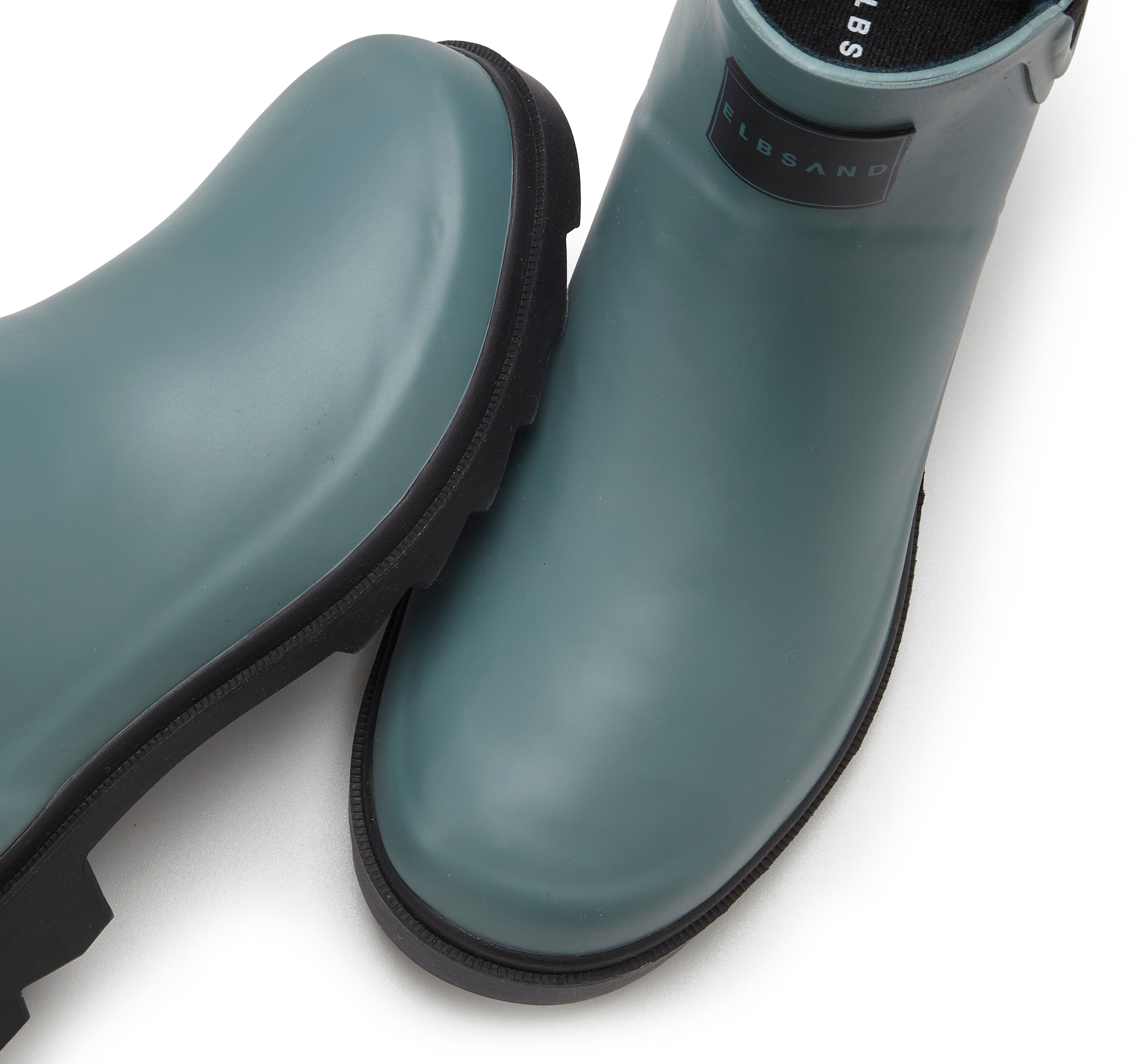 Elbsand Gummistiefelette »Boots«, aus wasserdichtem Material, Gummistiefel, Schlupfstiefel VEGAN