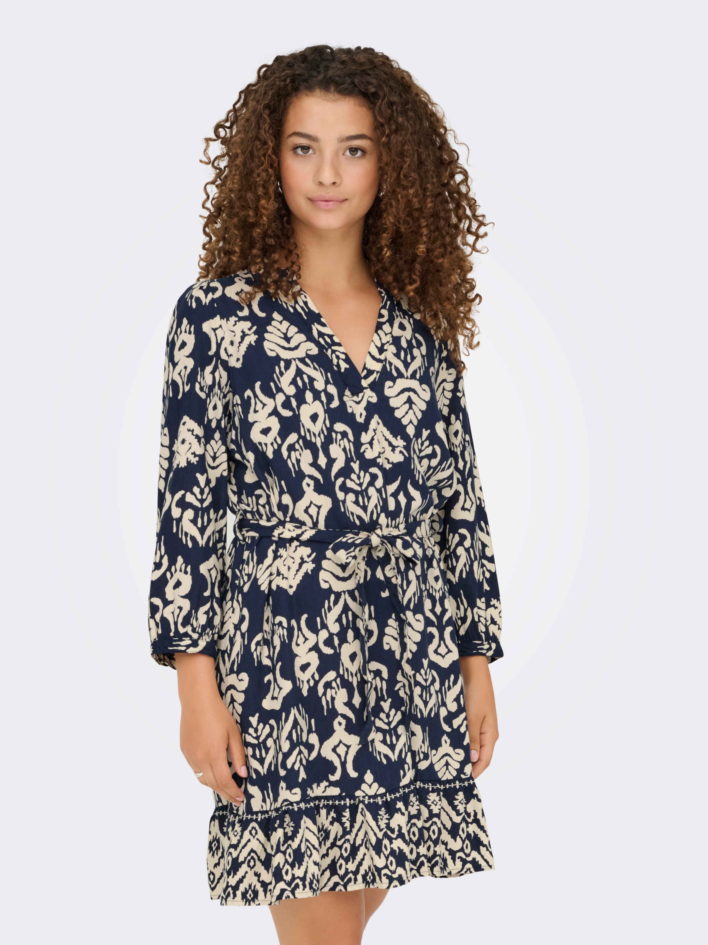 ONLY Tunikakleid "ONLANTONIA LIFE 3/4 SHORT DRESS WVN", Sommerkleid günstig online kaufen