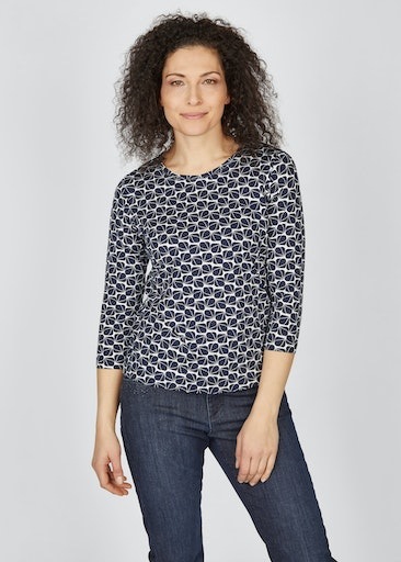 Allover-Muster BAUR bestellen Rabe für mit | 3/4-Arm-Shirt,