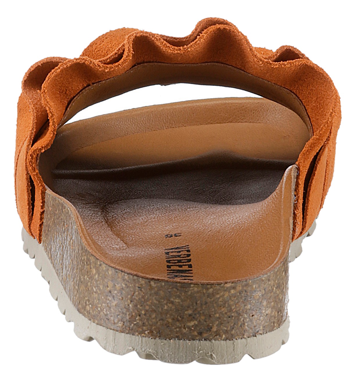 VERBENAS Pantolette "Rocio Roda" Sommerschuh, Flat mit geschwungenen Lasche günstig online kaufen