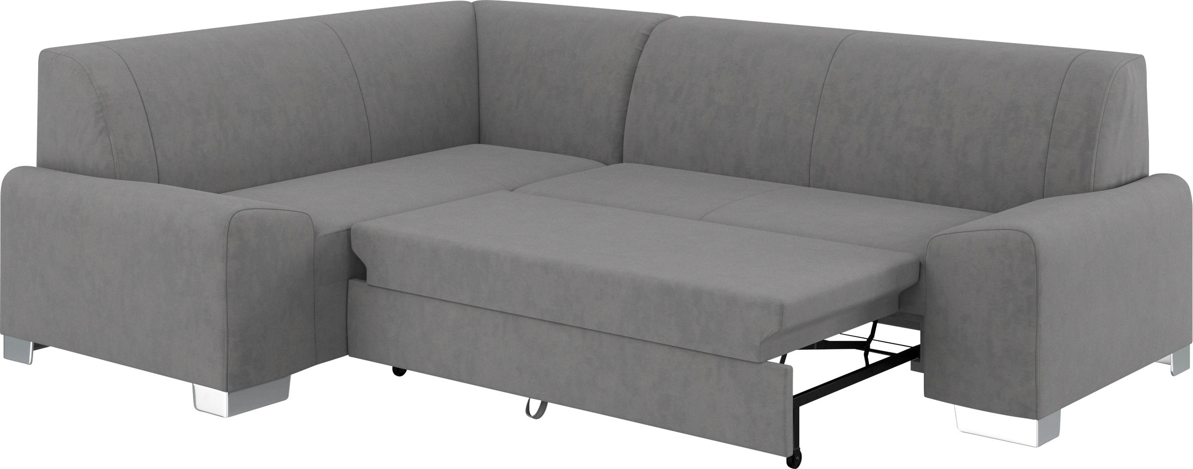 DOMO collection Ecksofa »Anzio L-Form«, Wahlweise mit Bettfunktion und Federkern