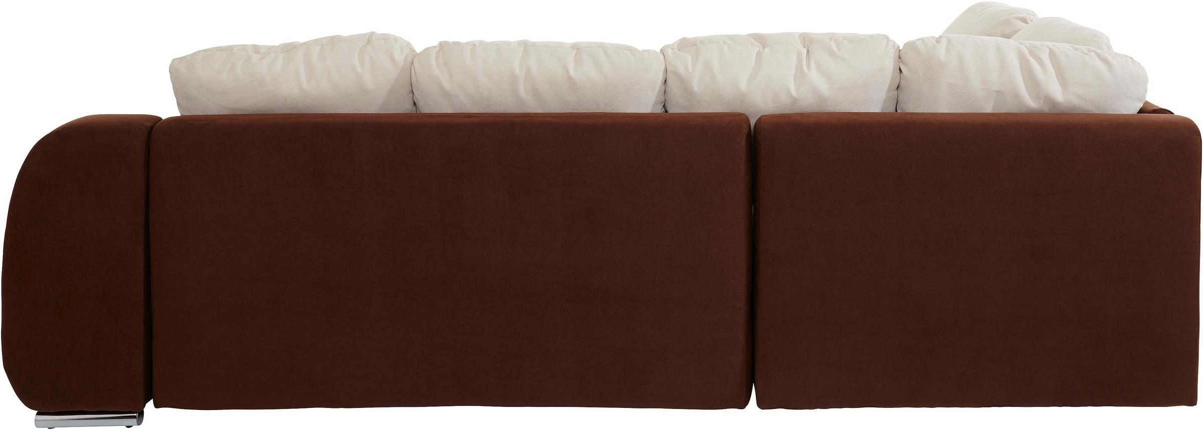 INOSIGN Ecksofa »Bono L-Form«, mit Ottomane, wahlweise mit Bettfunktion