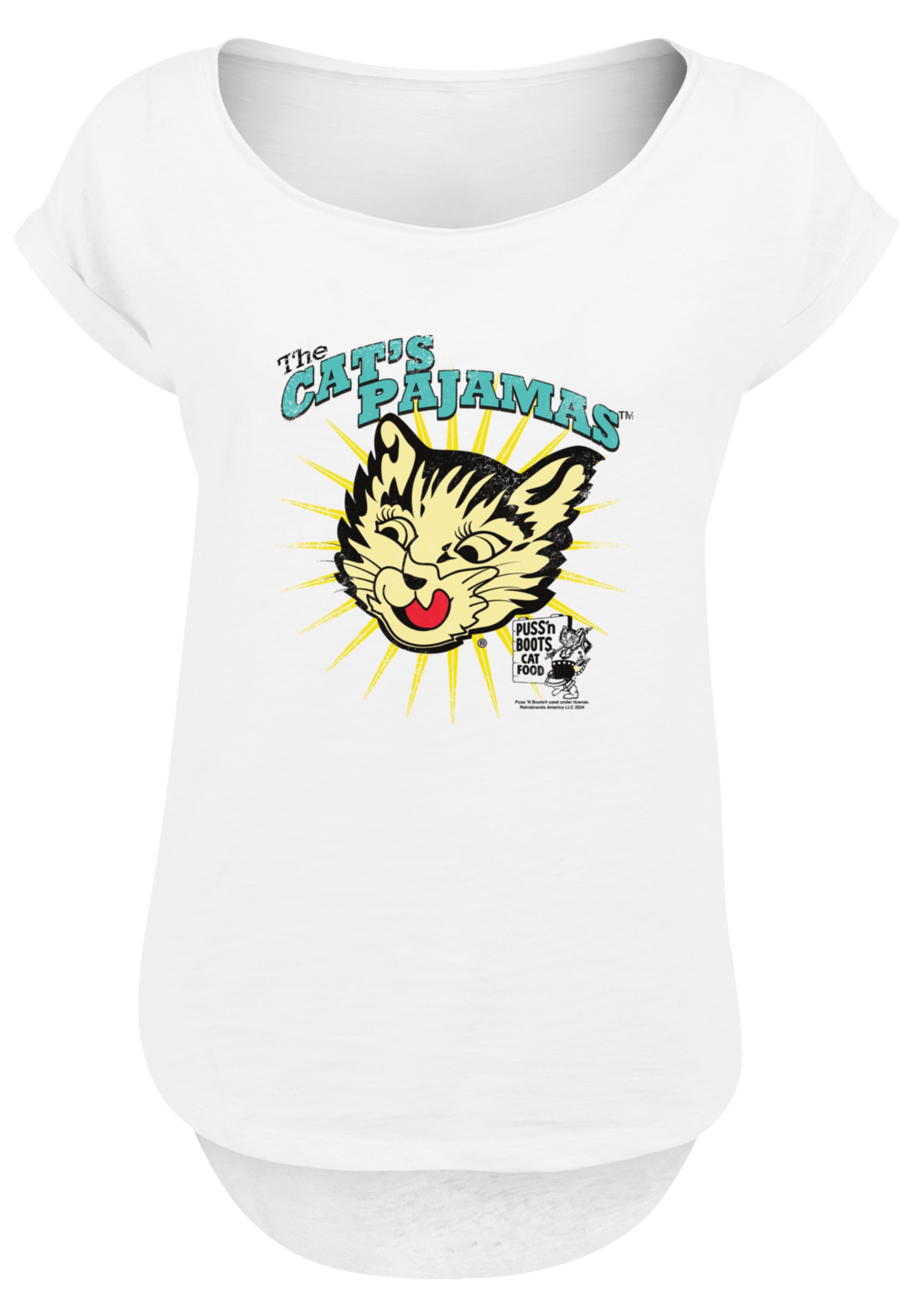 F4NT4STIC T-Shirt "Puss N Boots The Cats Pajamas Vintage Art", Premium Qual günstig online kaufen