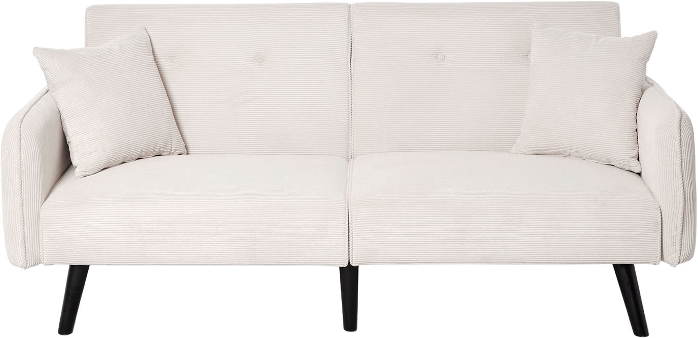 Jahnke Schlafsofa "CHILLAX DOT" mit Relax-und Schlaffunktion, inkl. Kissen, Breite 191 cm