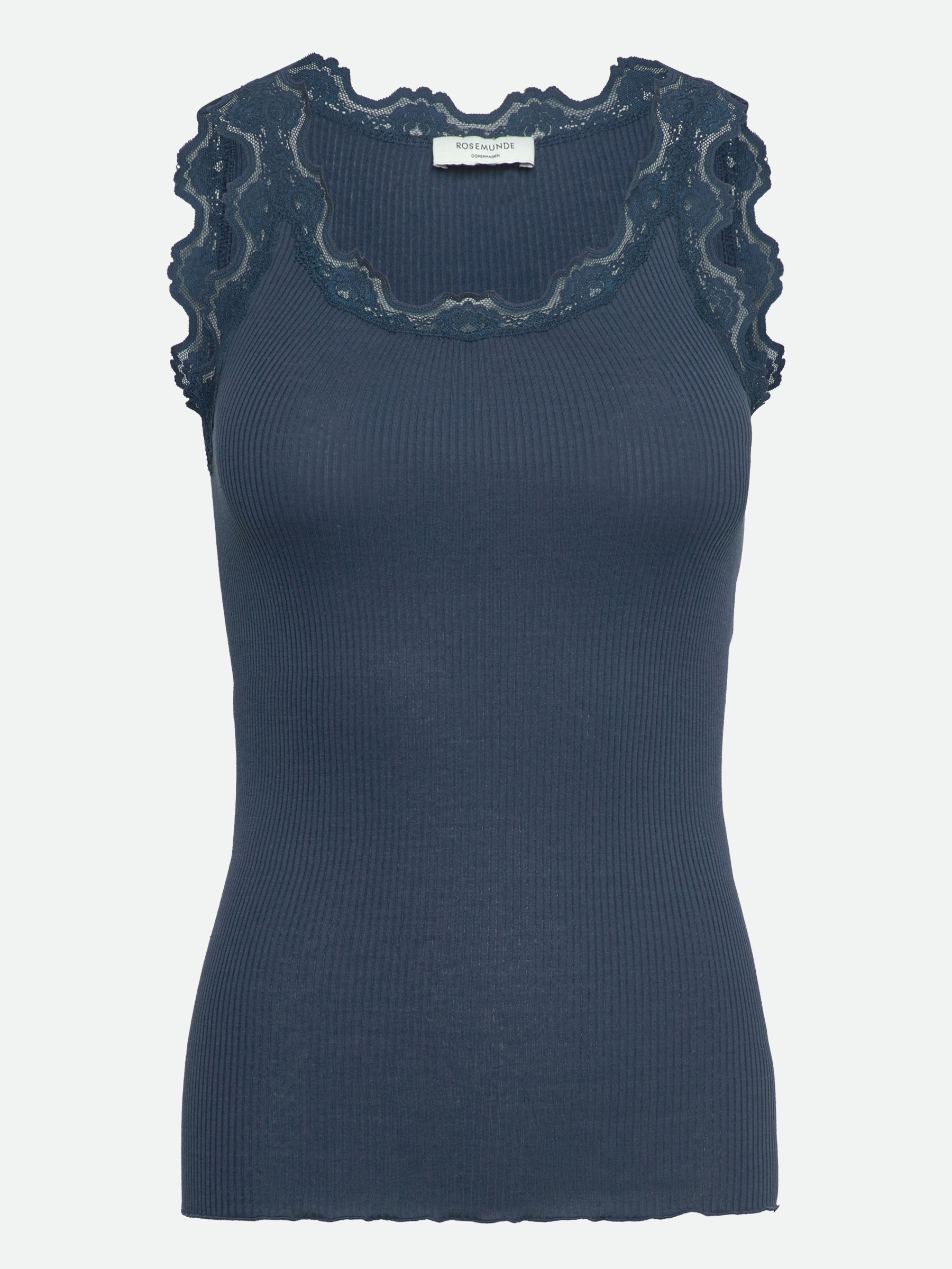 rosemunde Tanktop "Babette Silk Top" Vintage-Spitzenbesatz, breite Träger, günstig online kaufen