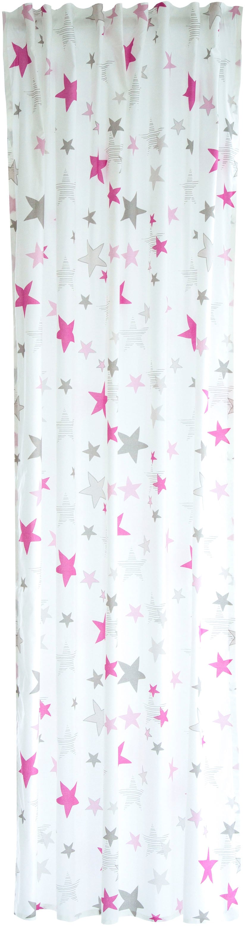 HOMING Vorhang "Stars" verdeckte Schlaufen 1 Stk. tlg. blickdicht, Kinderzi günstig online kaufen