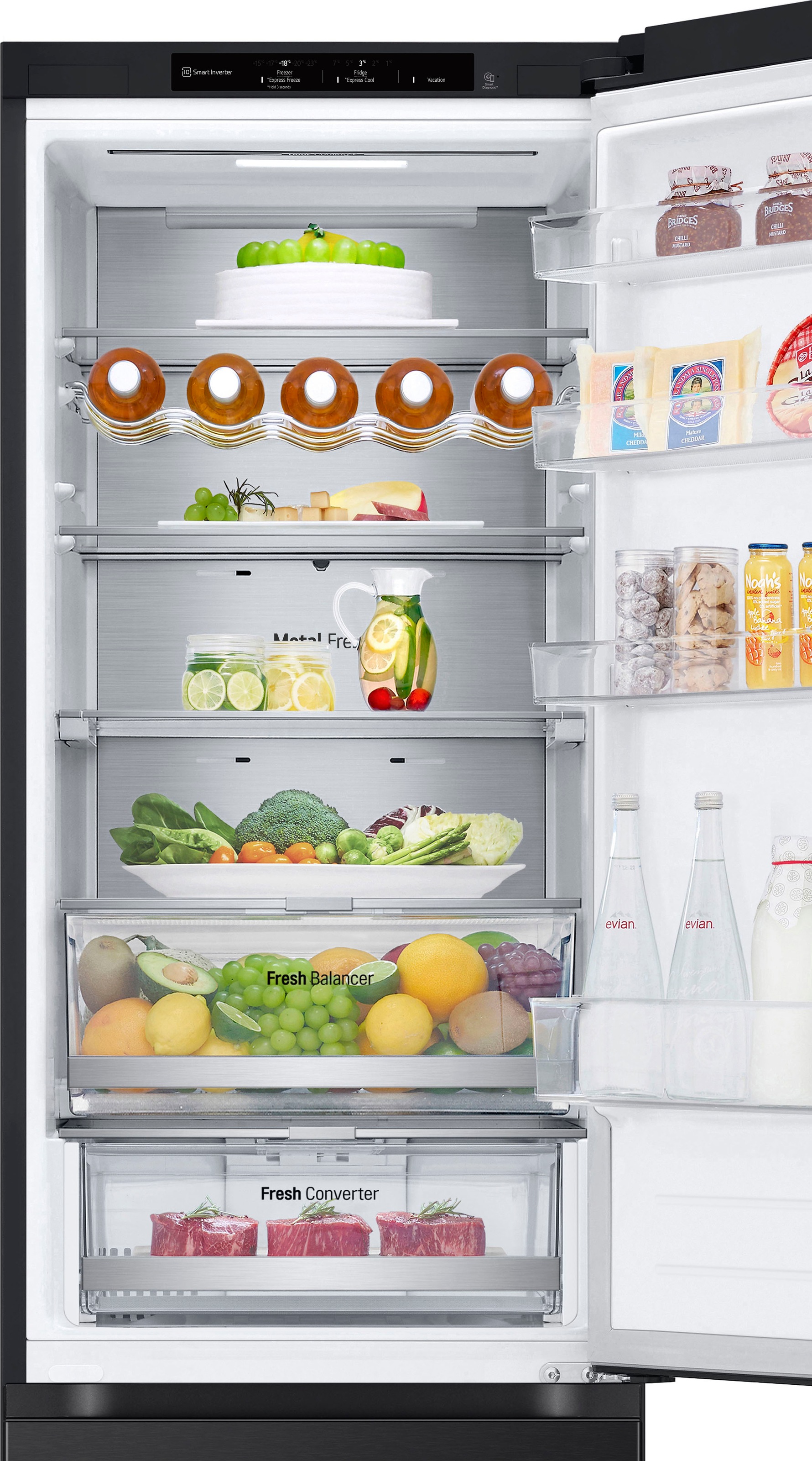 Thumbnail - LG Kühl-/Gefrierkombination Serie 7 "GBV7280CEV" 203 cm hoch 59,5 cm breit